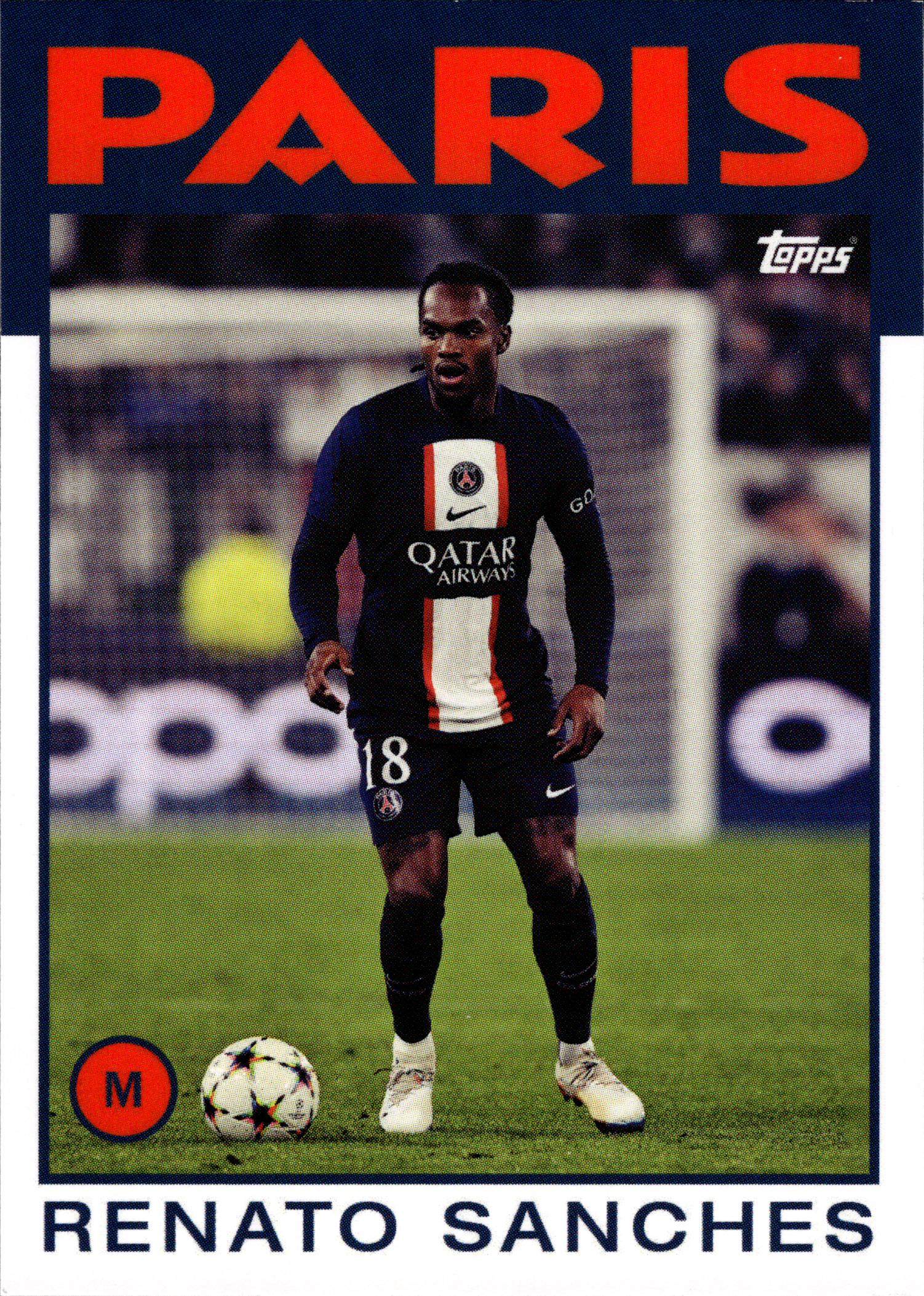 Renato Sanches - Topps Paris Saint-Germain Official Team Set 2023-24, Nr. 43 (Art.-Nr. SG103017)