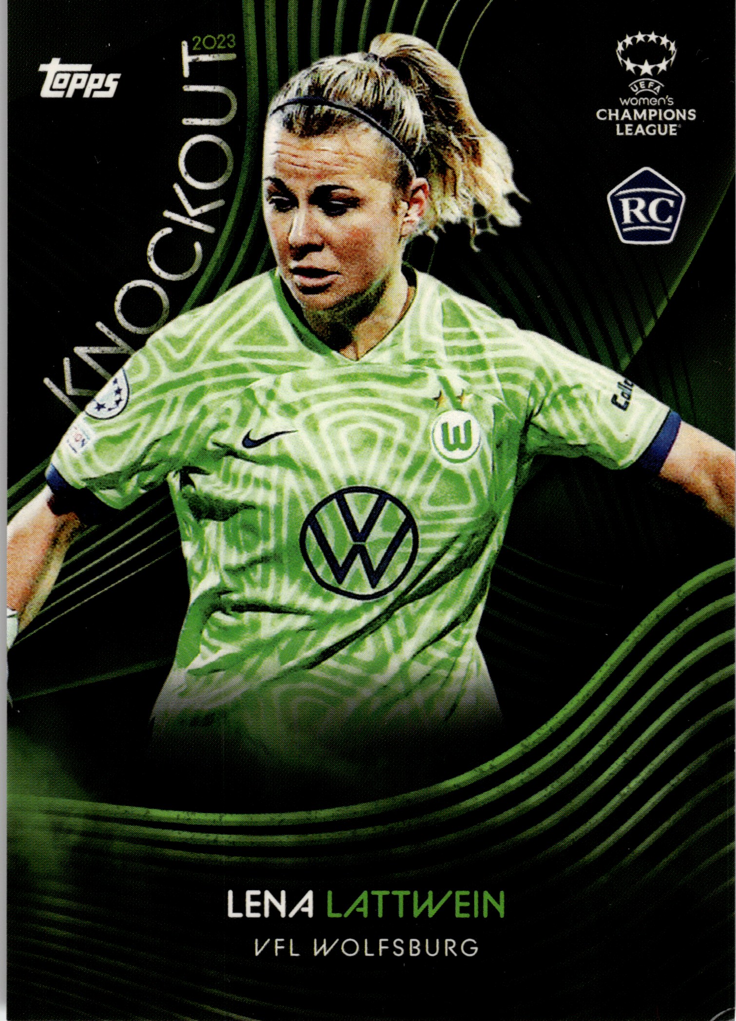 Lena Lattwein - Topps UEFA Women's Champions League Knockout Base Set 2022-23 (Rookie Card)