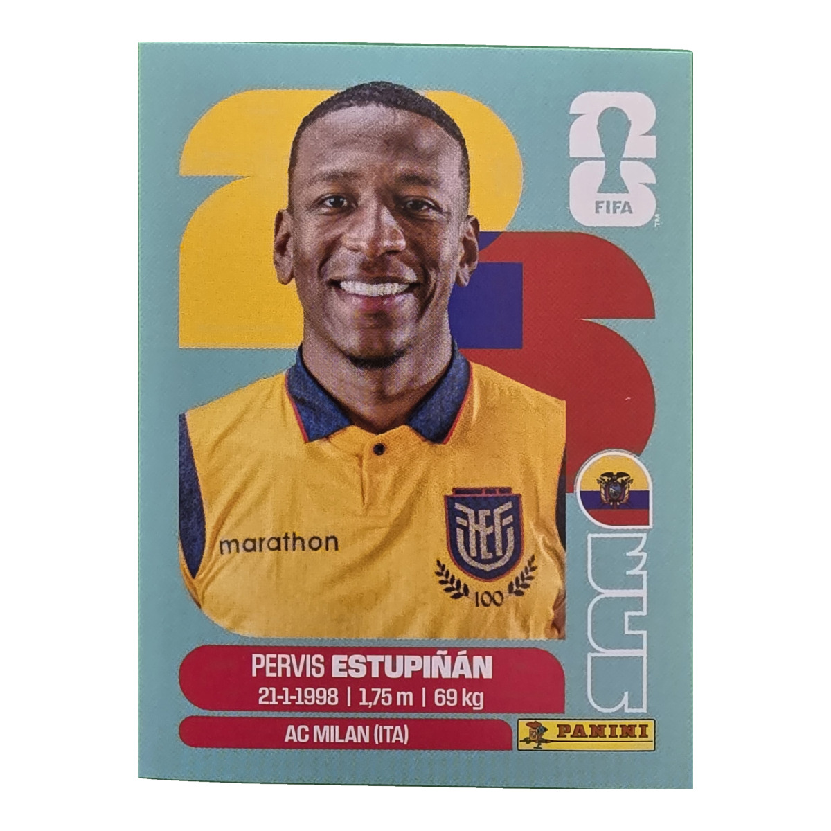 Pervis Estupiñán - Ecuador, FIFA WM 2026, Nr. ECU5