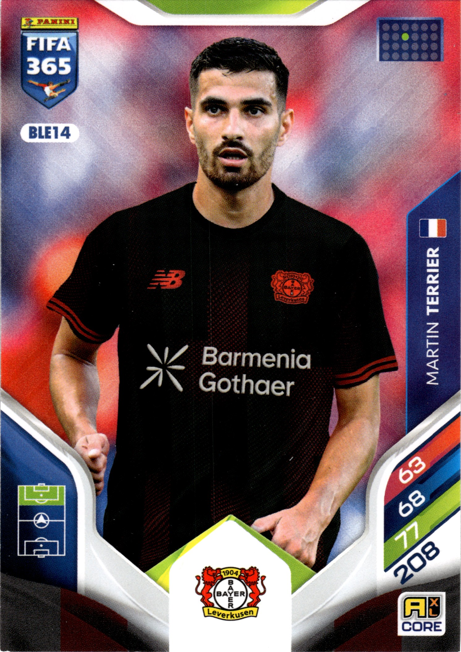 Martin Terrier - Panini Adrenalyn XL FIFA 365 Base Set 2026, Nr. BLE14 (Art.-Nr. SG107804)