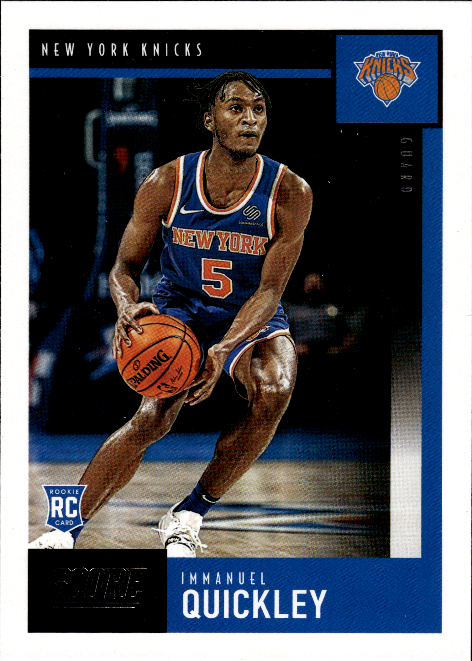 Immanuel Quickley - Panini Chronicles Base Set 2020-21, Nr. 612 – Rookie Card (Art.-Nr. SG103797)