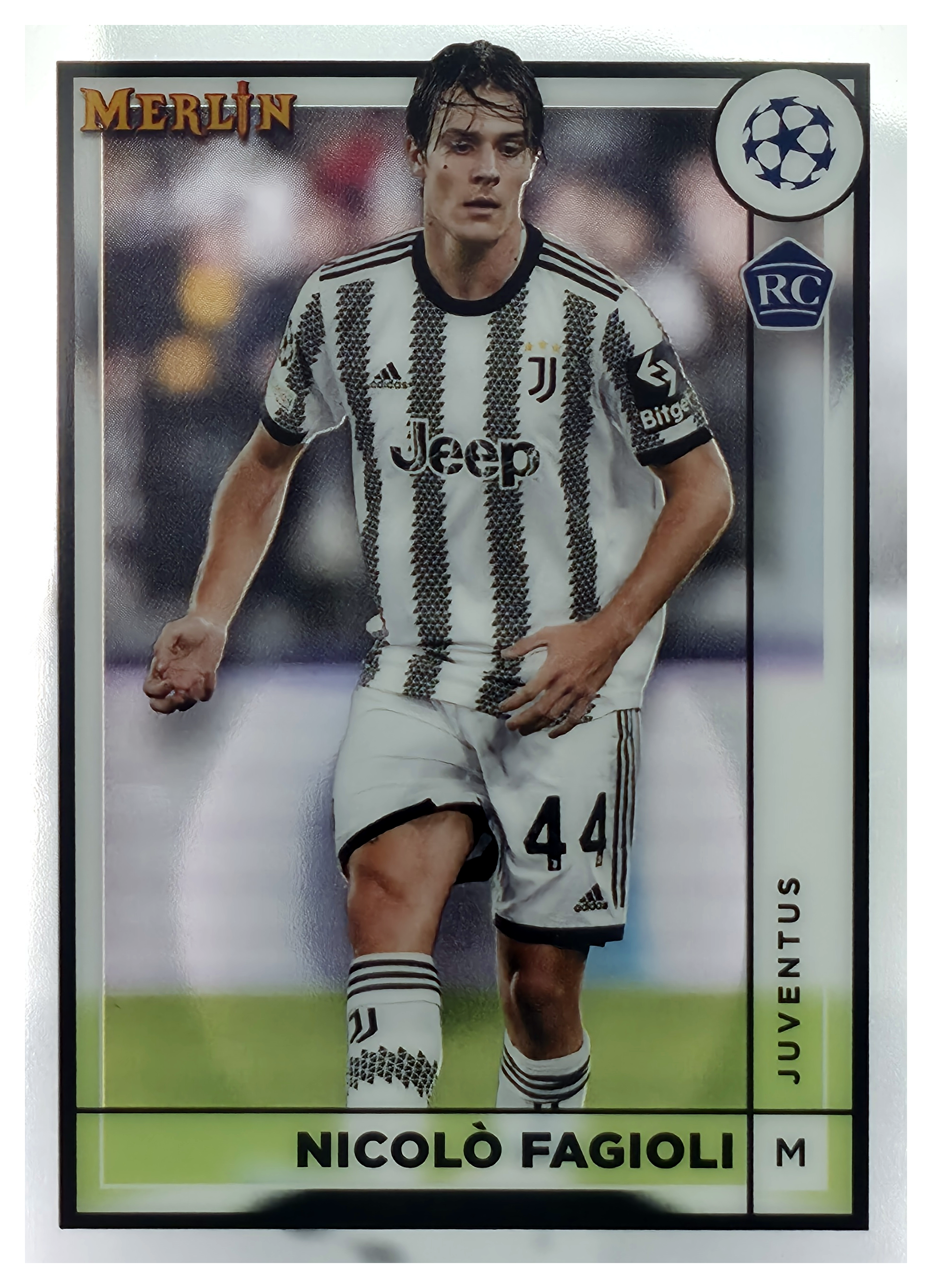 Nicolò Fagioli - Topps Merlin Chrome UEFA Club Competitions Base Set 2022-23, Nr. 79 – Rookie Card (Art.-Nr. SG105906)