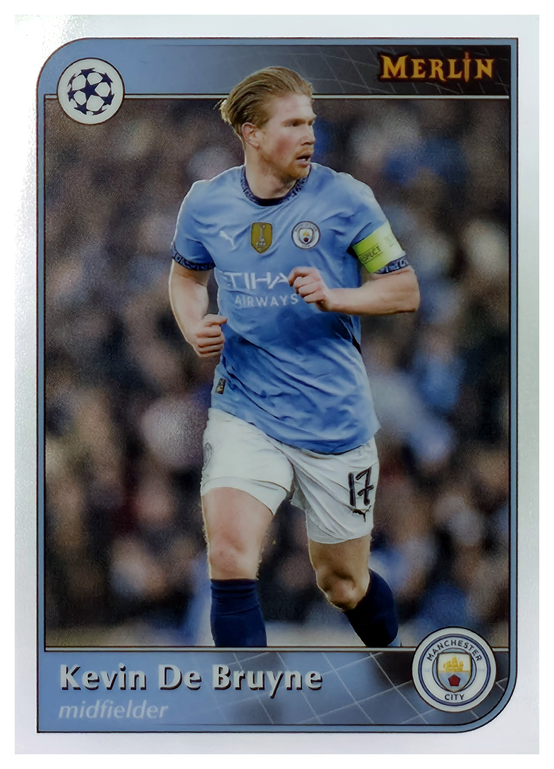 Kevin De Bruyne - Topps Merlin Chrome UEFA Club Competitions Base Set 2024-25, Nr. 14 (Art.-Nr. SG108193)