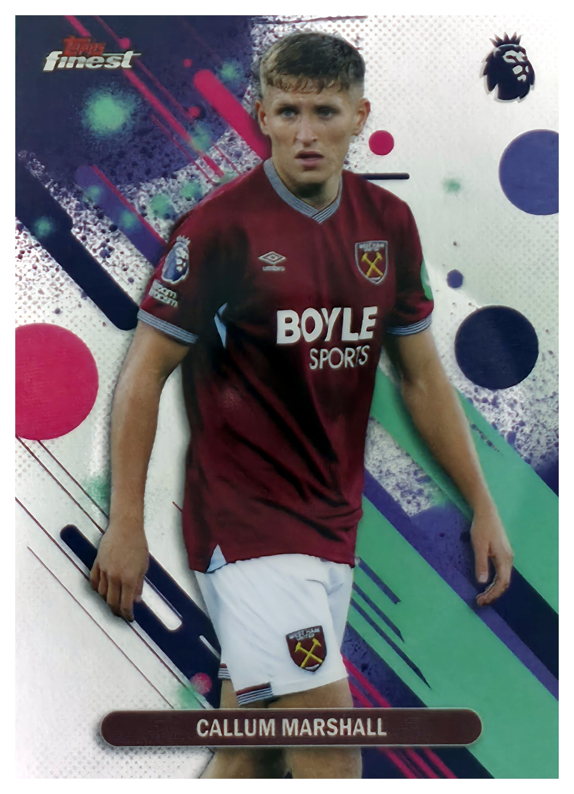 Callum Marshall - Topps Finest Premier League Base Set 2025-26, Nr. 97 (Art.-Nr. SG108169)