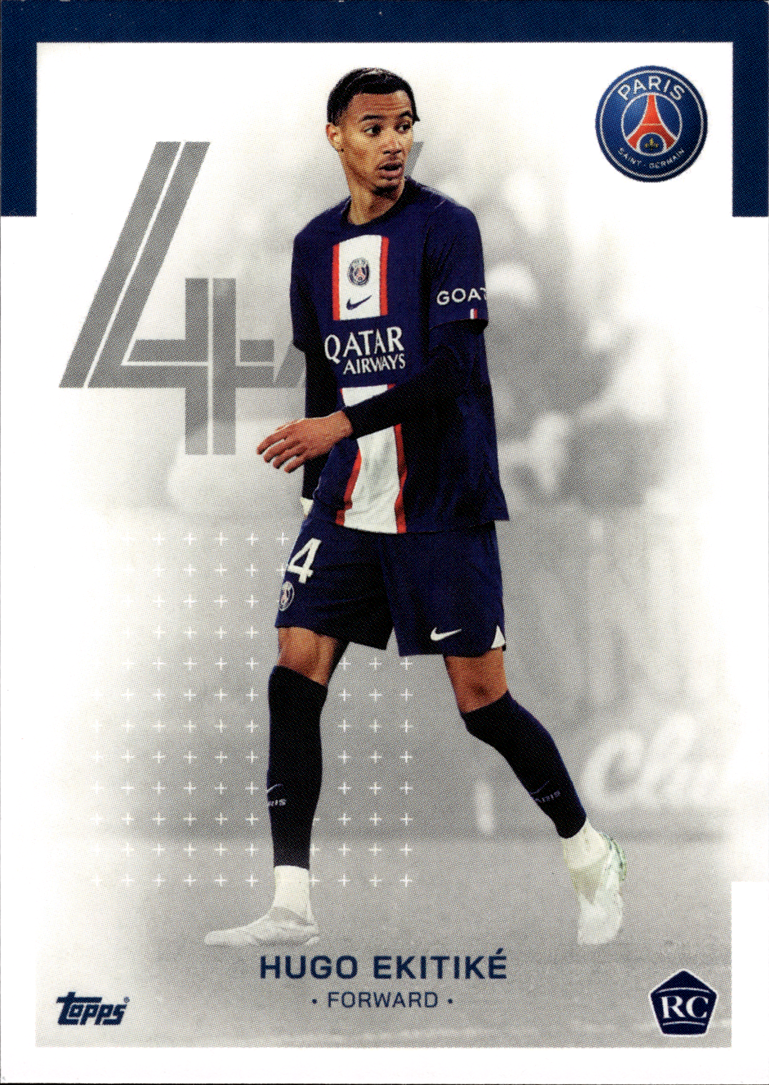 Hugo Ekitiké - Topps Paris Saint-Germain Official Team Set 2023-24, Nr. 13 (Art.-Nr. SG103002)