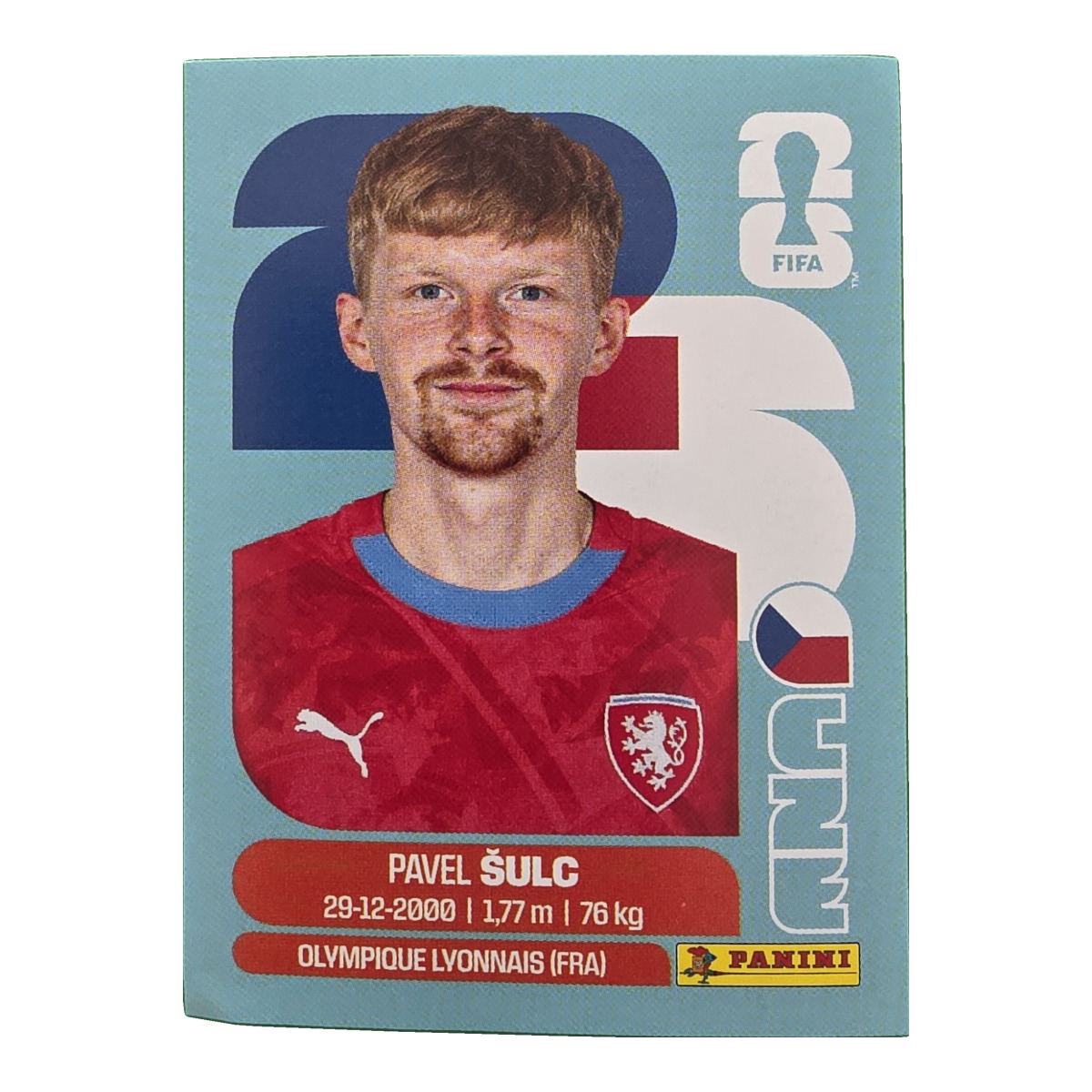 Pavel Sulc - Tschechische Republik, FIFA WM 2026, Nr. CZE14