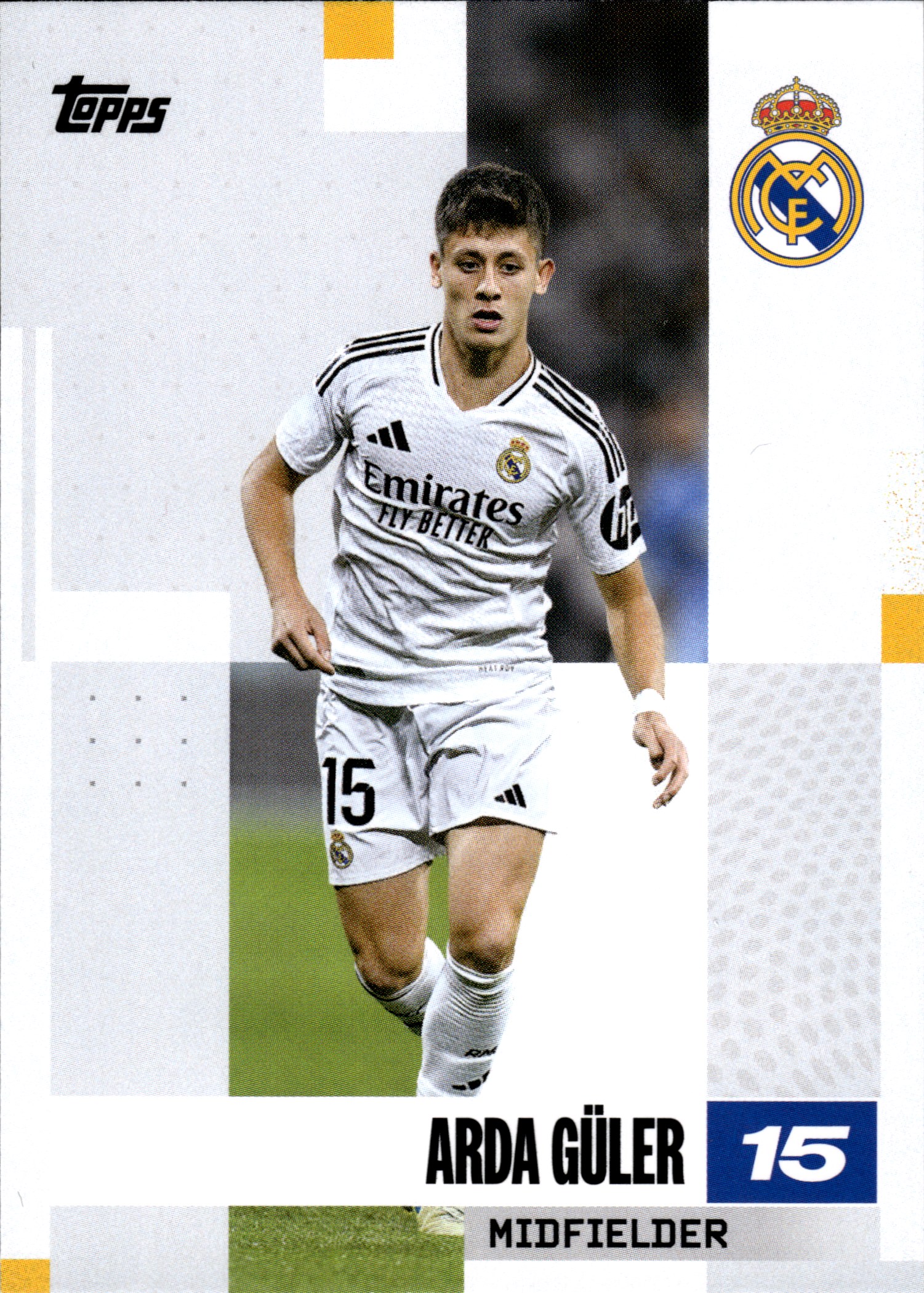 Arda Güler - Topps Real Madrid Team Set First Team 2024-25, Nr. 16 (Art.-Nr. SG107988)