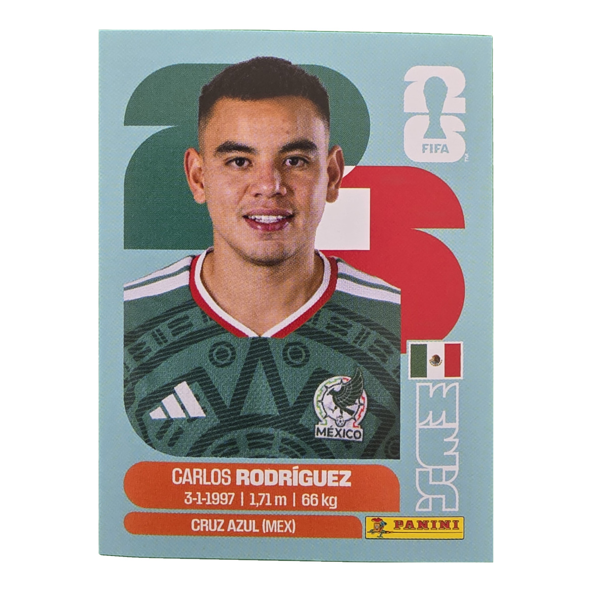 Carlos Rodriguez - Mexiko, FIFA WM 2026, Nr. MEX9