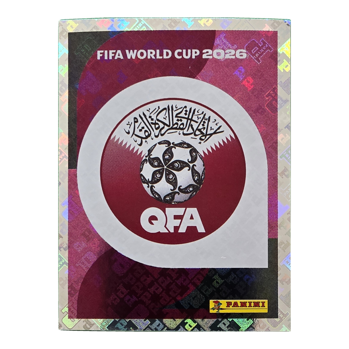 Emblem - Katar, FIFA WM 2026, Nr. QAT1 – Glitzer-Optik