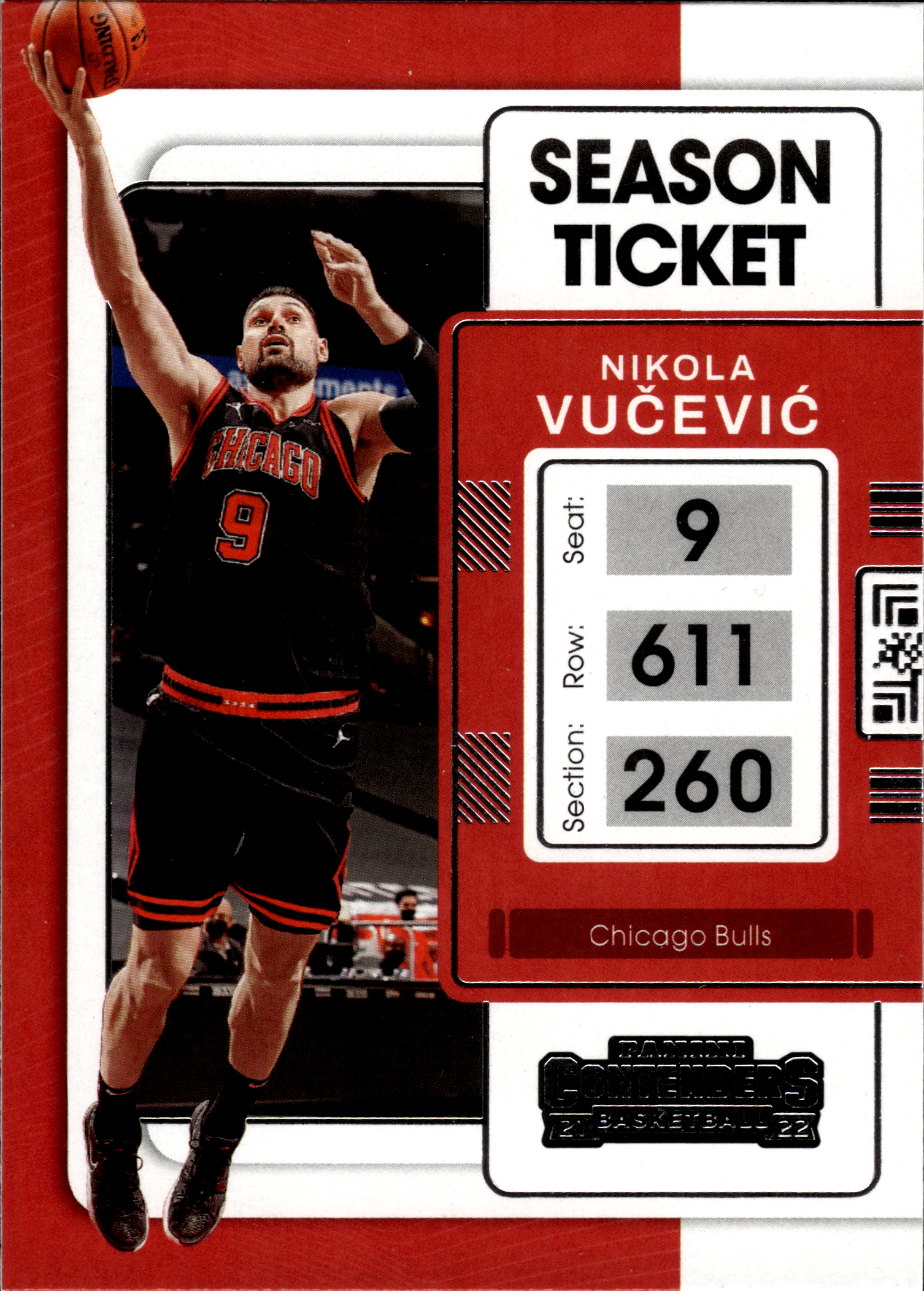 Nikola Vučević - Panini Contenders Season Ticket 2021-22, Nr. 66 (Art.-Nr. SG103730)