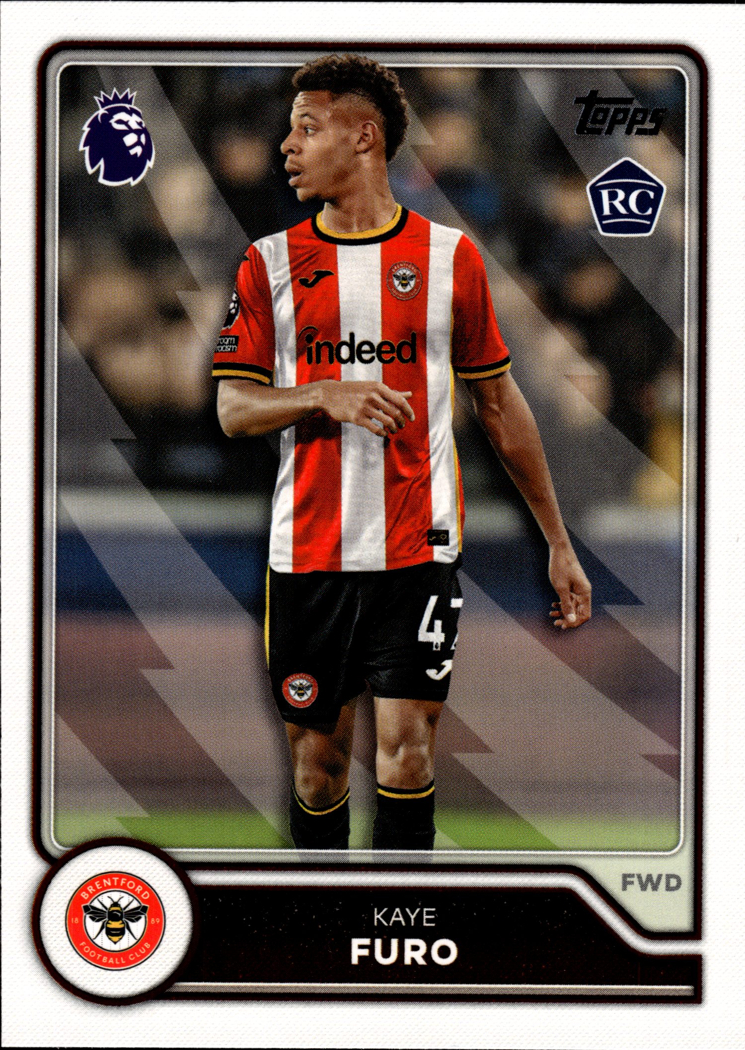 Kaye Furo - Topps Flagship Premier League Base Set 2026-27, Nr. 72 – Rookie Card (Art.-Nr. SG104681)