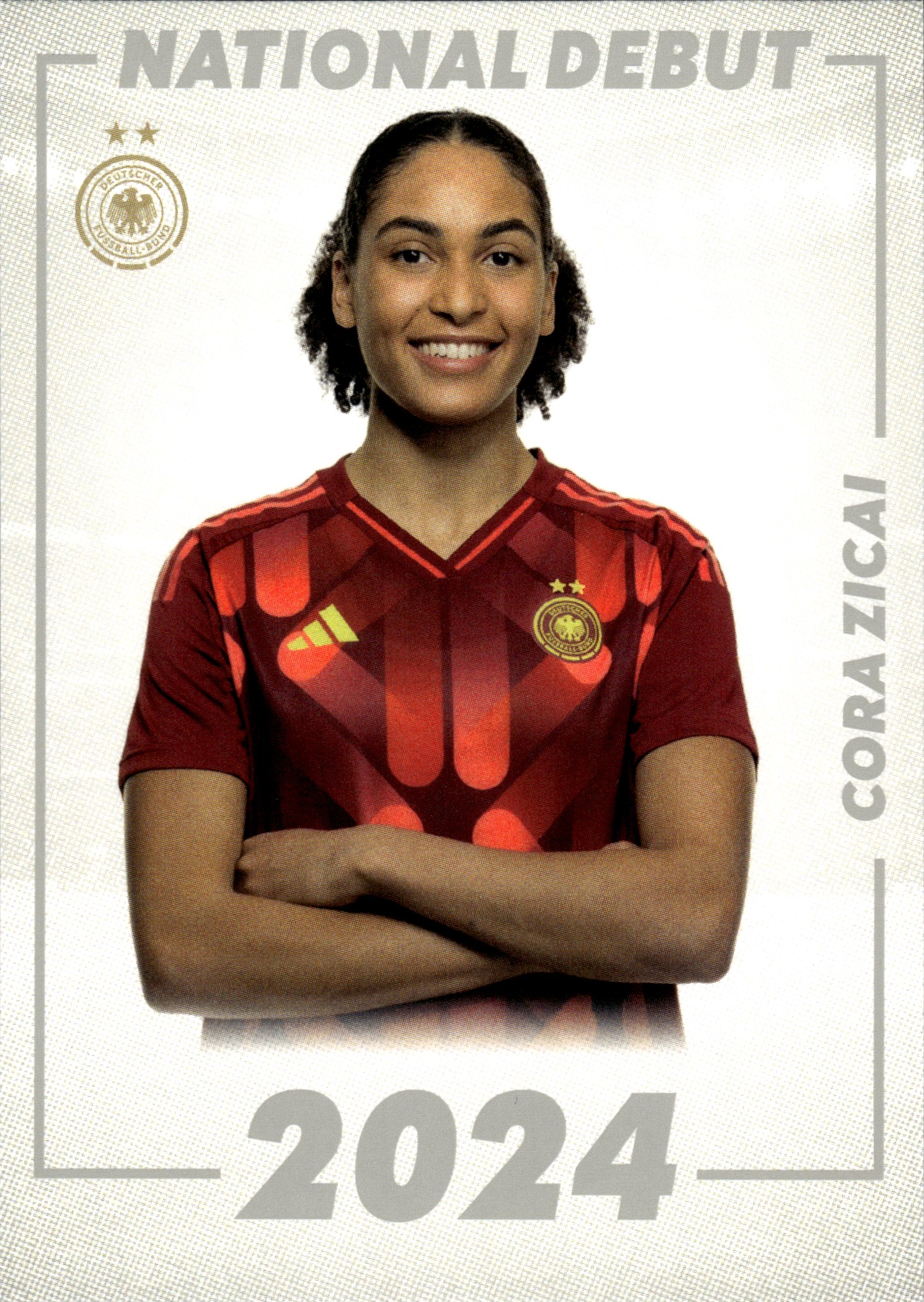 Cora Zicai - Panini DFB-Frauen Team-Set National Debut 2025, Nr. DEB-26 – Insert (Art.-Nr. SG109838)