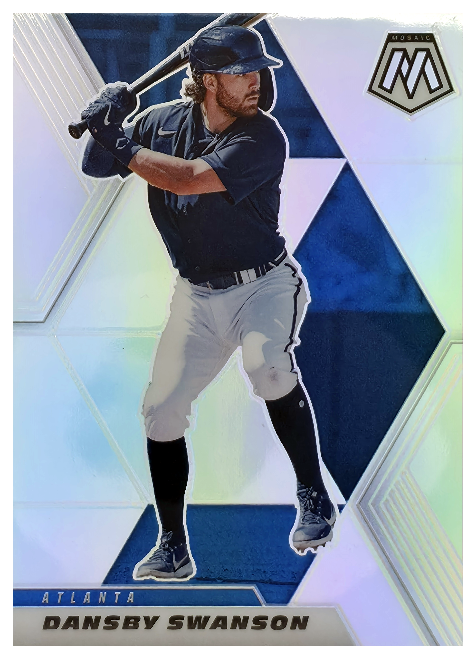 Dansby Swanson - Panini Mosaic Base Set 2021, Nr. 23 – Silver Prizm (Art.-Nr. SG106309)