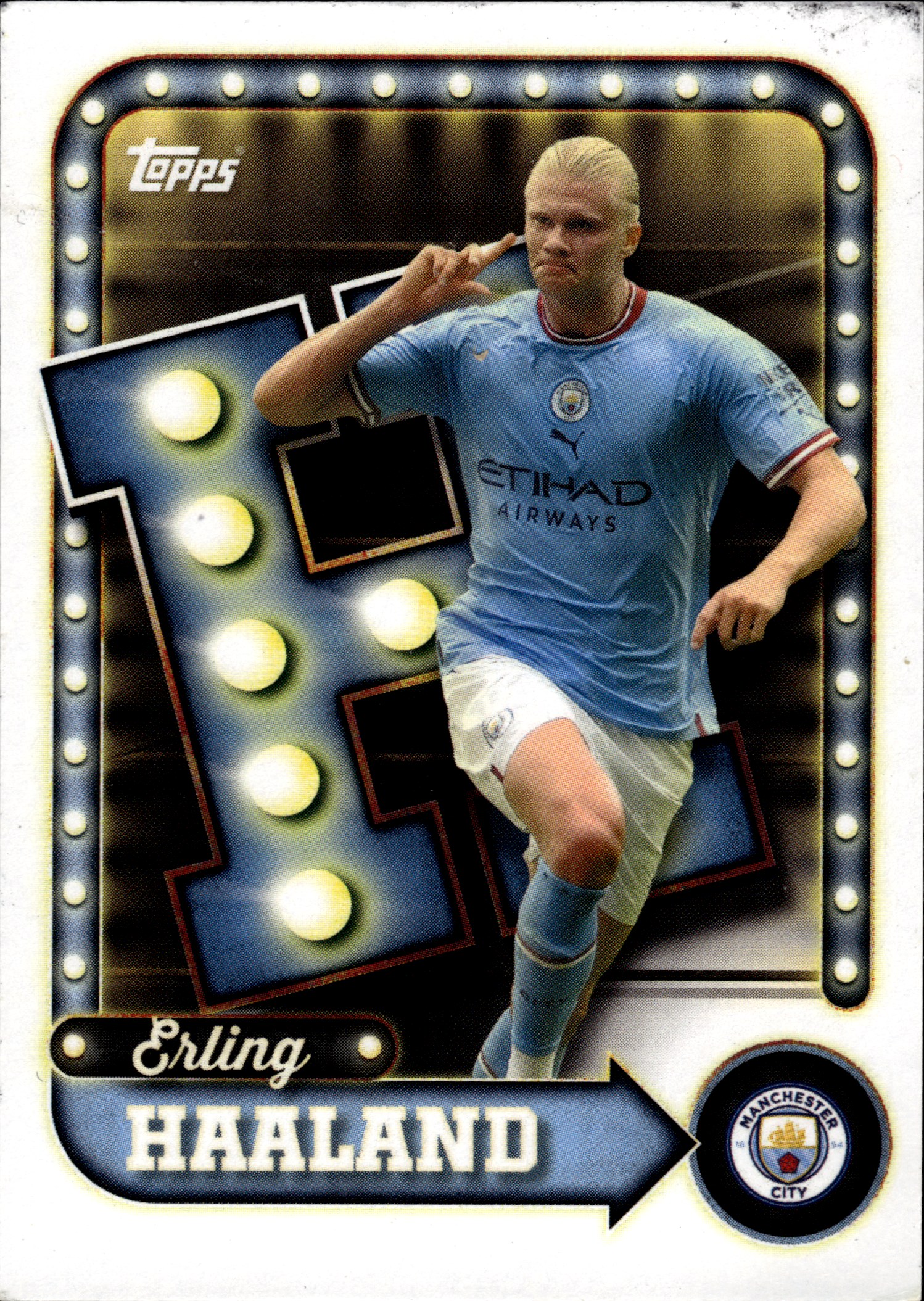 Erling Haaland - Topps Manchester City Team Set Base Set 2024-25, Nr. 23 (Art.-Nr. SG110023)