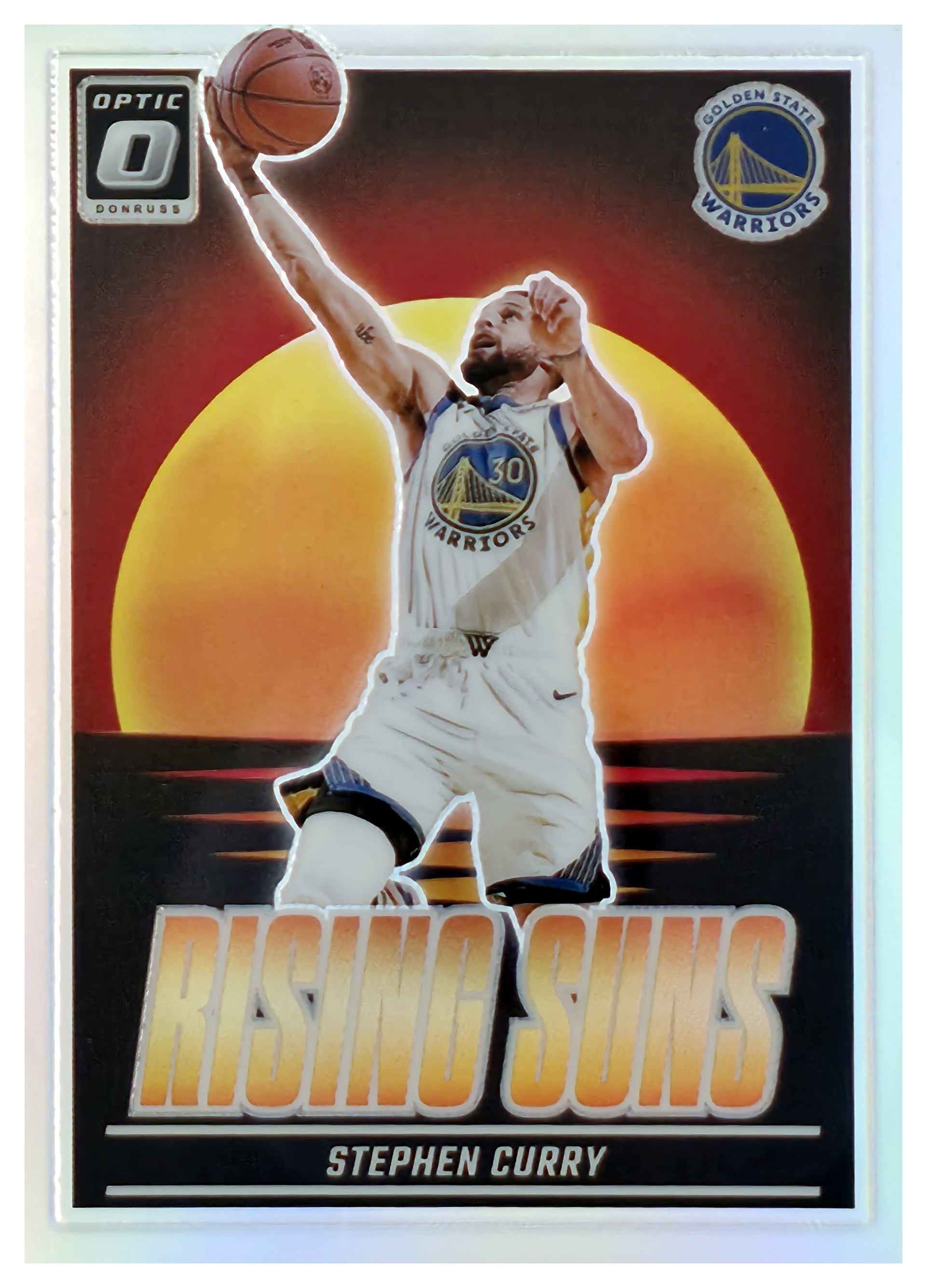 Stephen Curry - Panini Donruss Optic Rising Suns 2024-25, Nr. 18 – Holo (Art.-Nr. SG109088)
