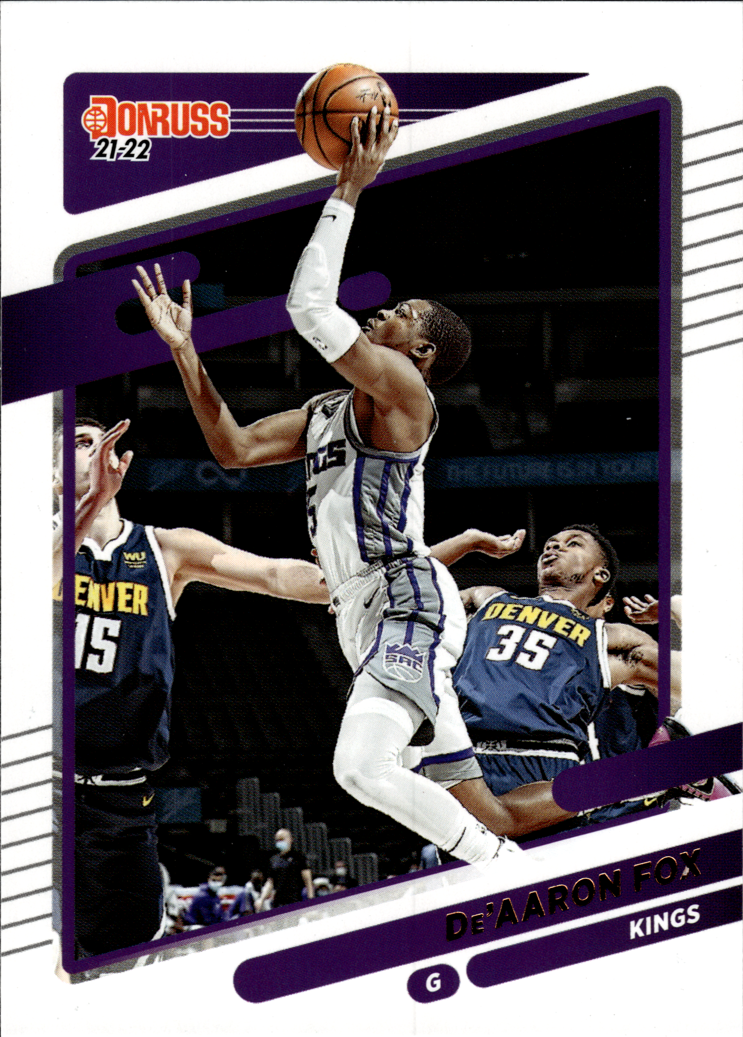 De'Aaron Fox - Panini Donruss Base Set 2021-22, Nr. 126 (Art.-Nr. SG105773)