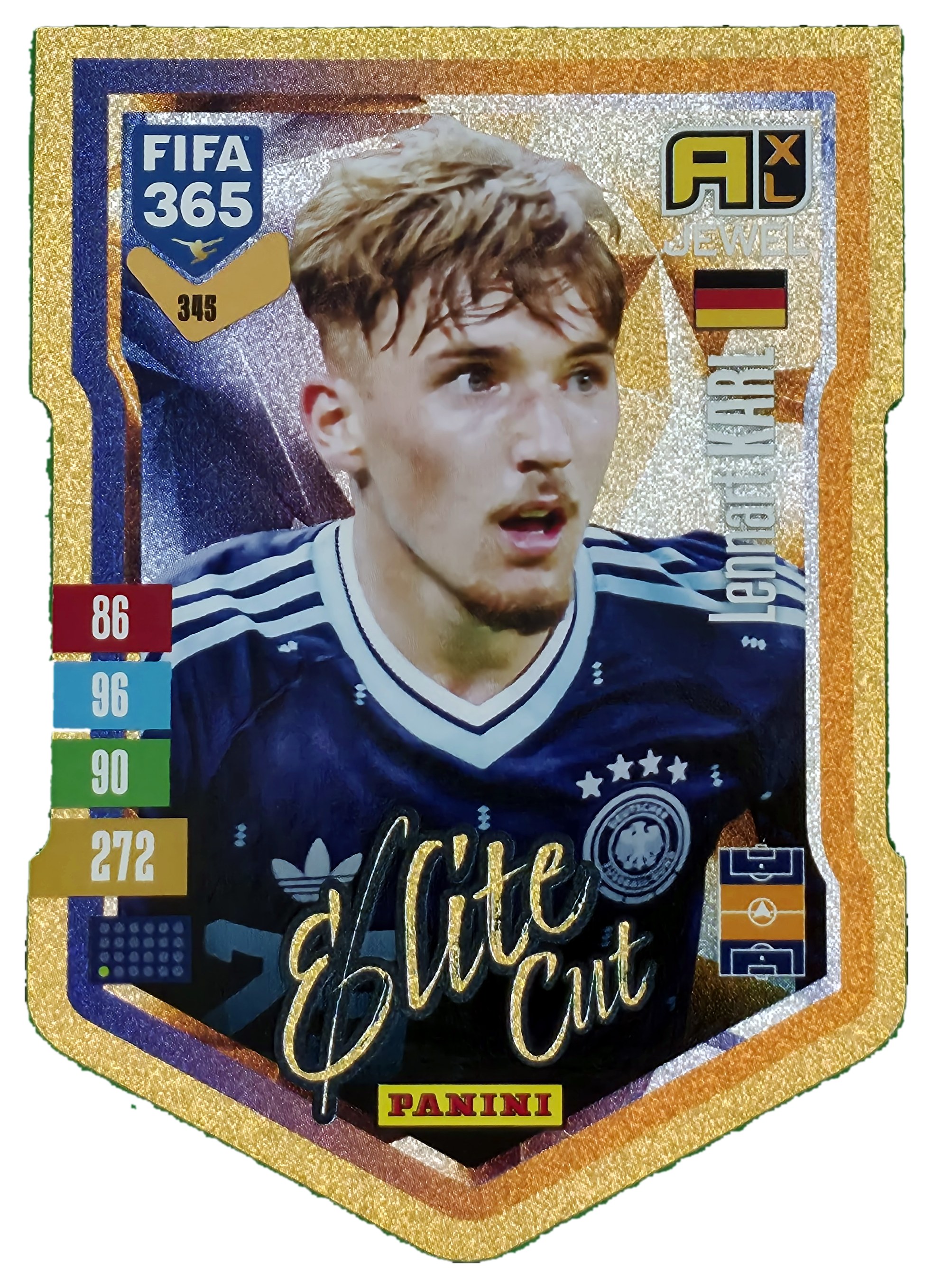 Lennart Karl - Panini Adrenalyn XL FIFA 365 Elite Cut 2026-27, Nr. 345 – Insert