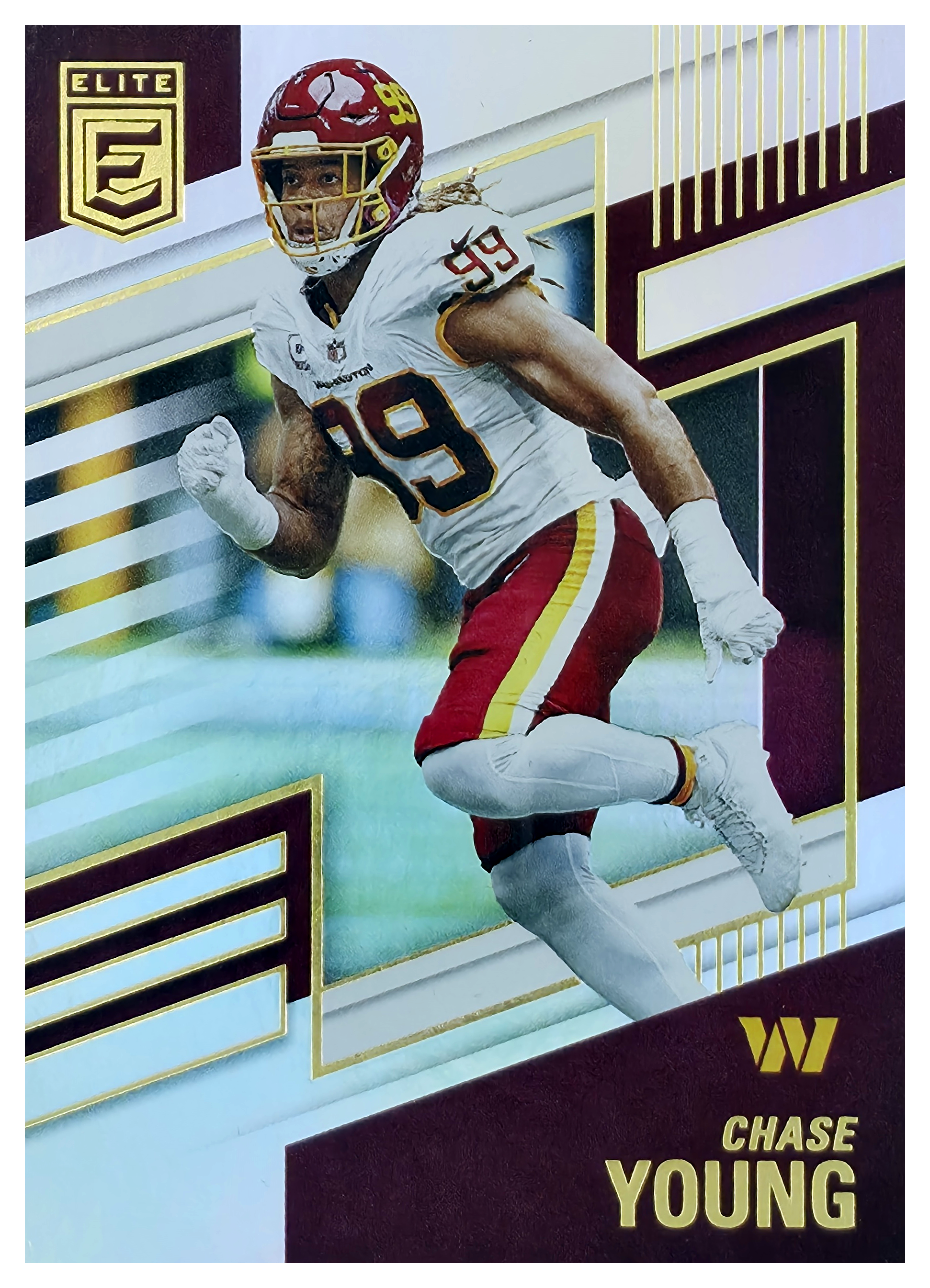 Chase Young - Panini Donruss Elite Base Set 2022, Nr. 12