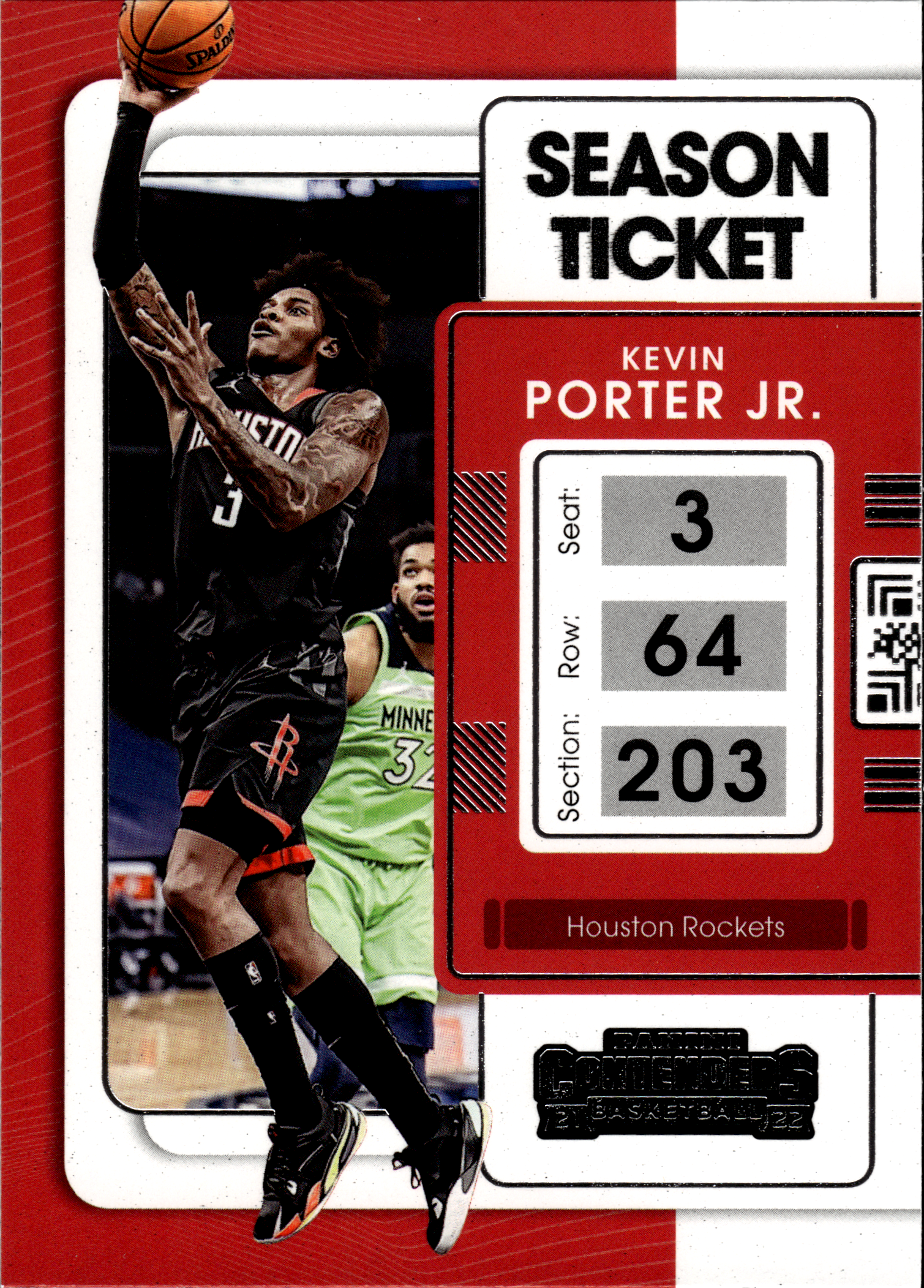 Kevin Porter Jr. - Panini Contenders Season Ticket 2021-22, Nr. 70 (Art.-Nr. SG103686)