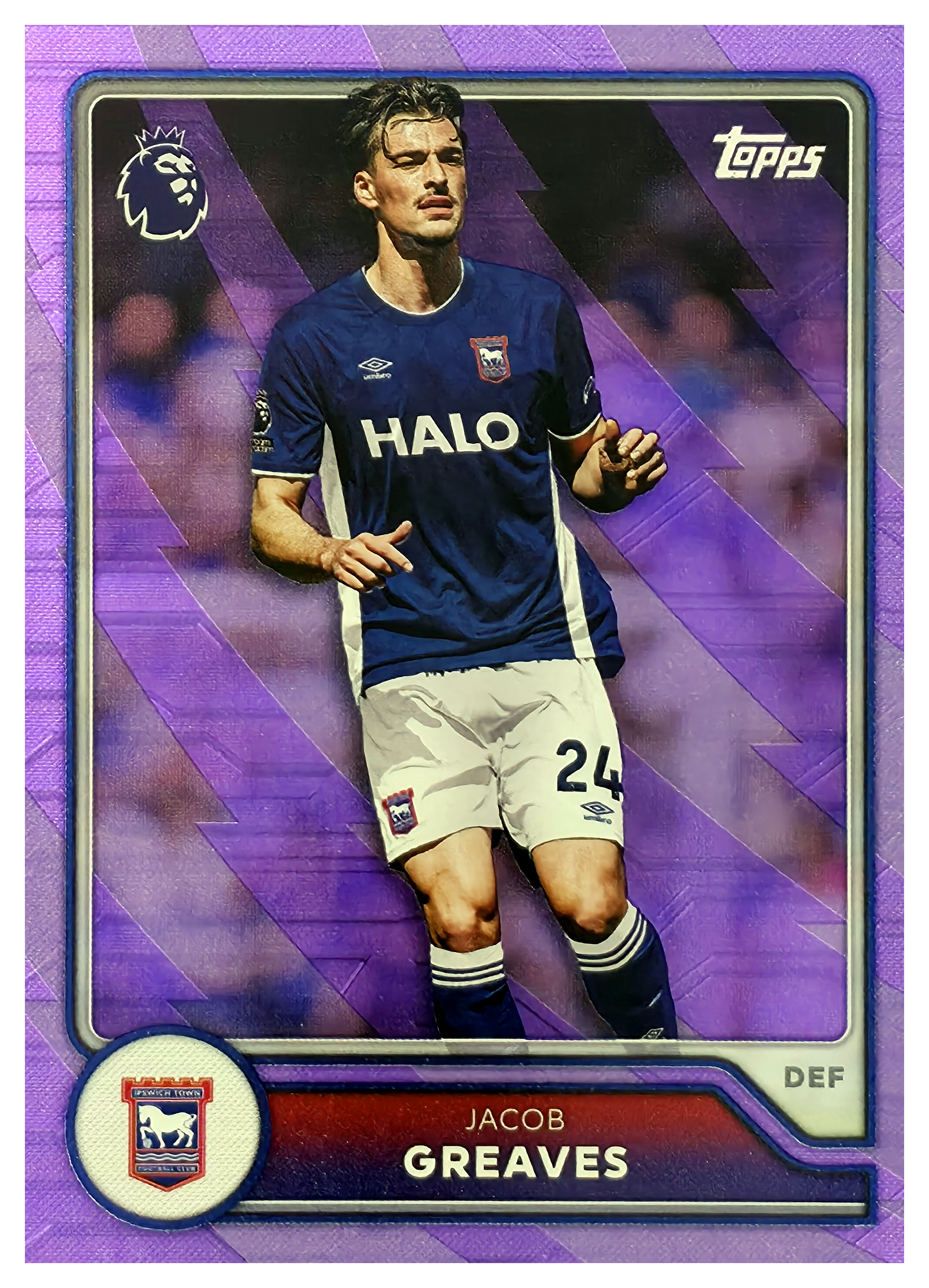 Jacob Greaves - Topps Flagship Premier League Base Set 2026-27, Nr. 277 – Purple Voltage Parallel (Art.-Nr. SG104794)