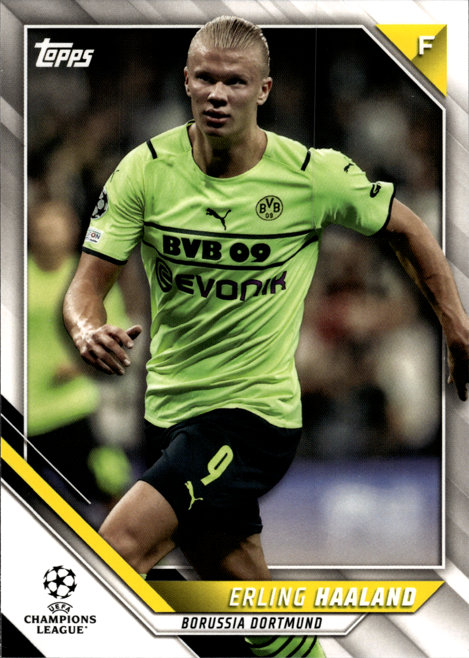 Erling Haaland - Topps UEFA Champions League Base Set 2021-22, Nr. 1 (Art.-Nr. SG106377)