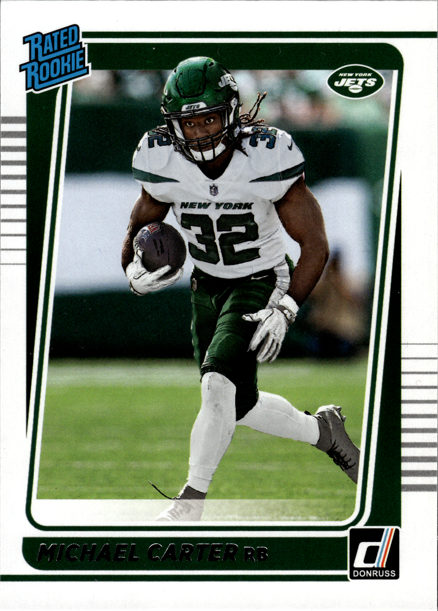 Michael Carter - Panini Donruss Base Set 2021, Nr. 268 – Rookie Card (Art.-Nr. SG103940)