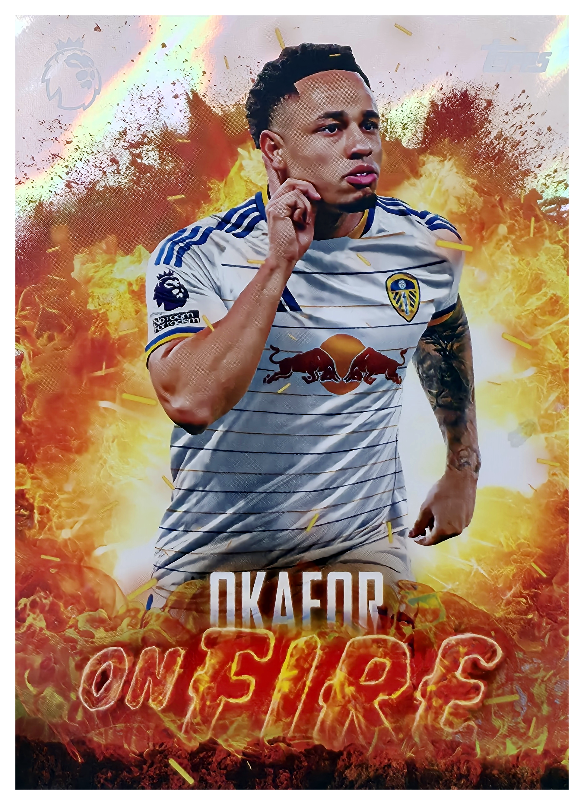 Noah Okafor - Topps Flagship Premier League On Fire 2026-27, Nr. OF 13 – Insert (Art.-Nr. SG104820)