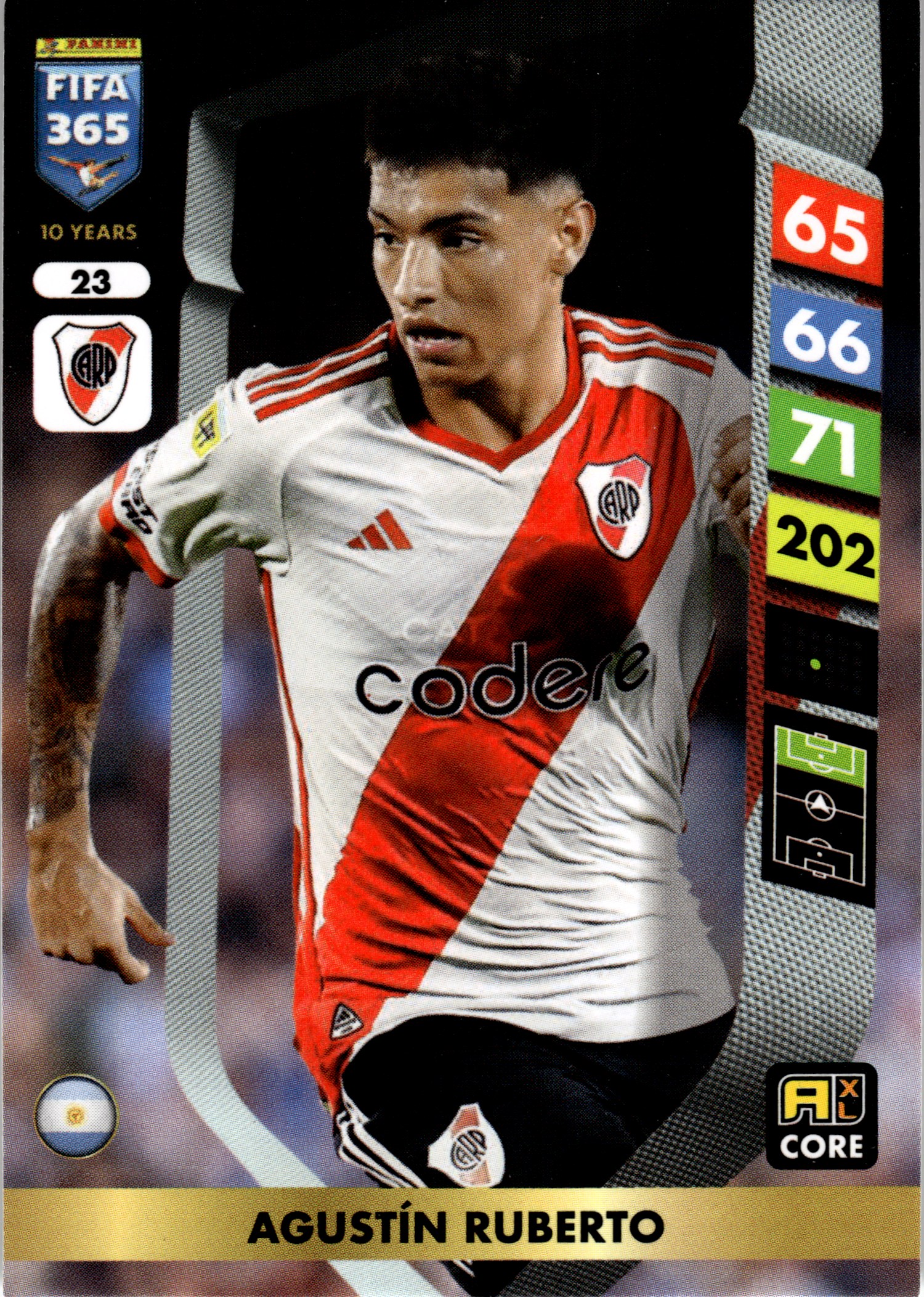 Agustín Ruberto - Panini Adrenalyn XL FIFA 365 Base Set 2025, Nr. 23 (Art.-Nr. SG107791)