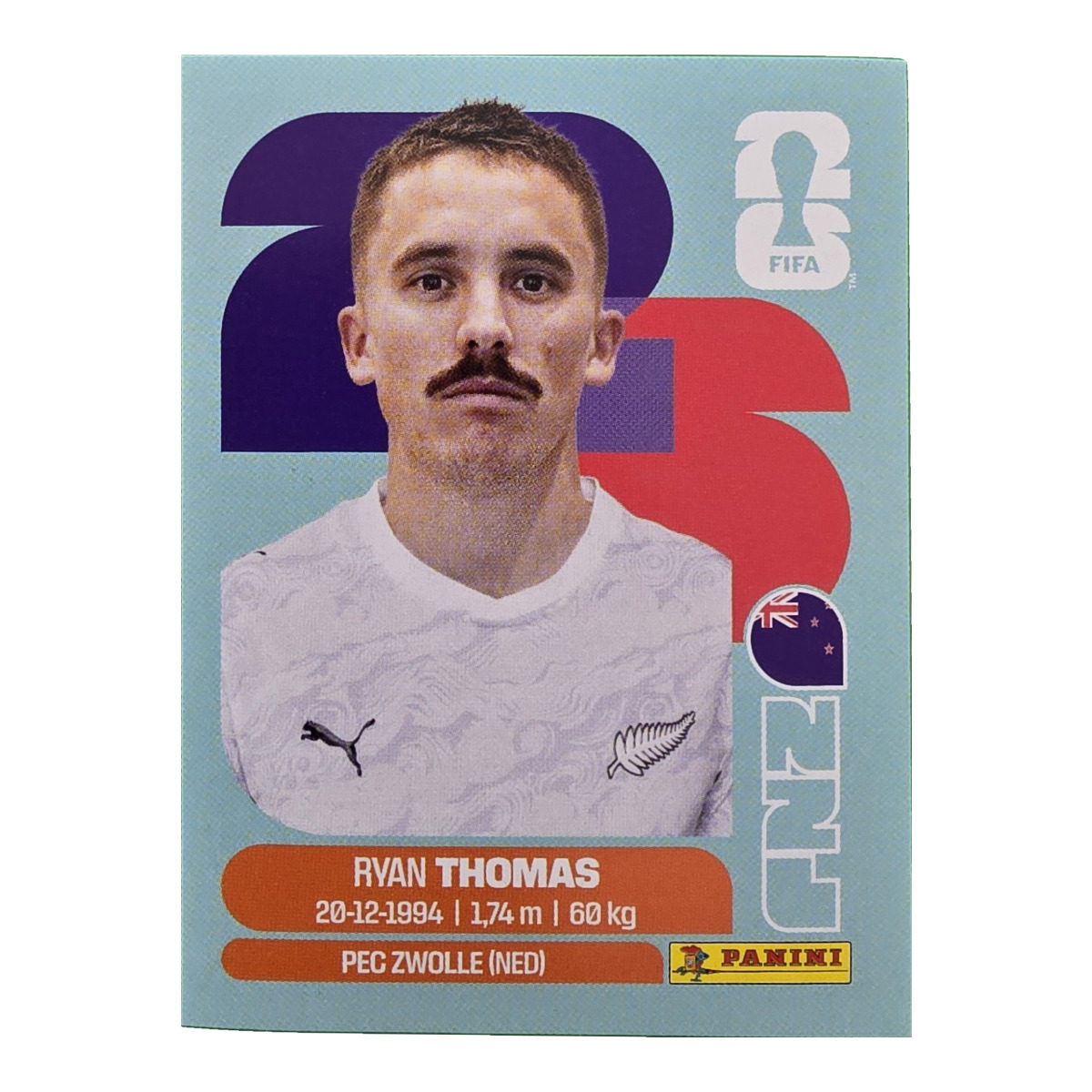 Ryan Thomas - Neuseeland, FIFA WM 2026, Nr. NZL12
