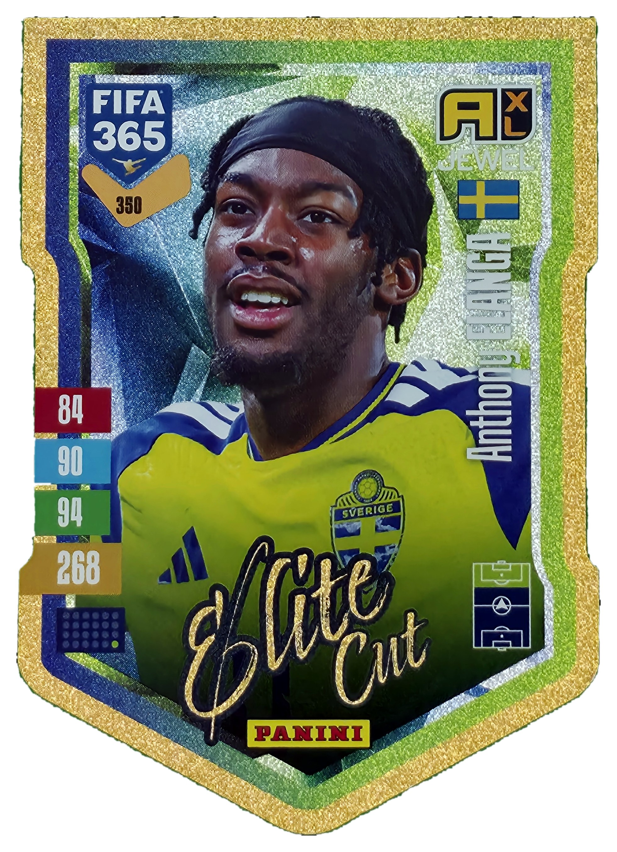 Anthony Elanga - Panini Adrenalyn XL FIFA 365 Elite Cut 2026-27, Nr. 350 – Insert (Art.-Nr. SG110413)