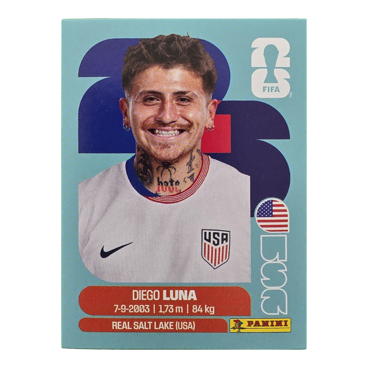 Diego Luna - USA, FIFA WM 2026, Nr. USA14