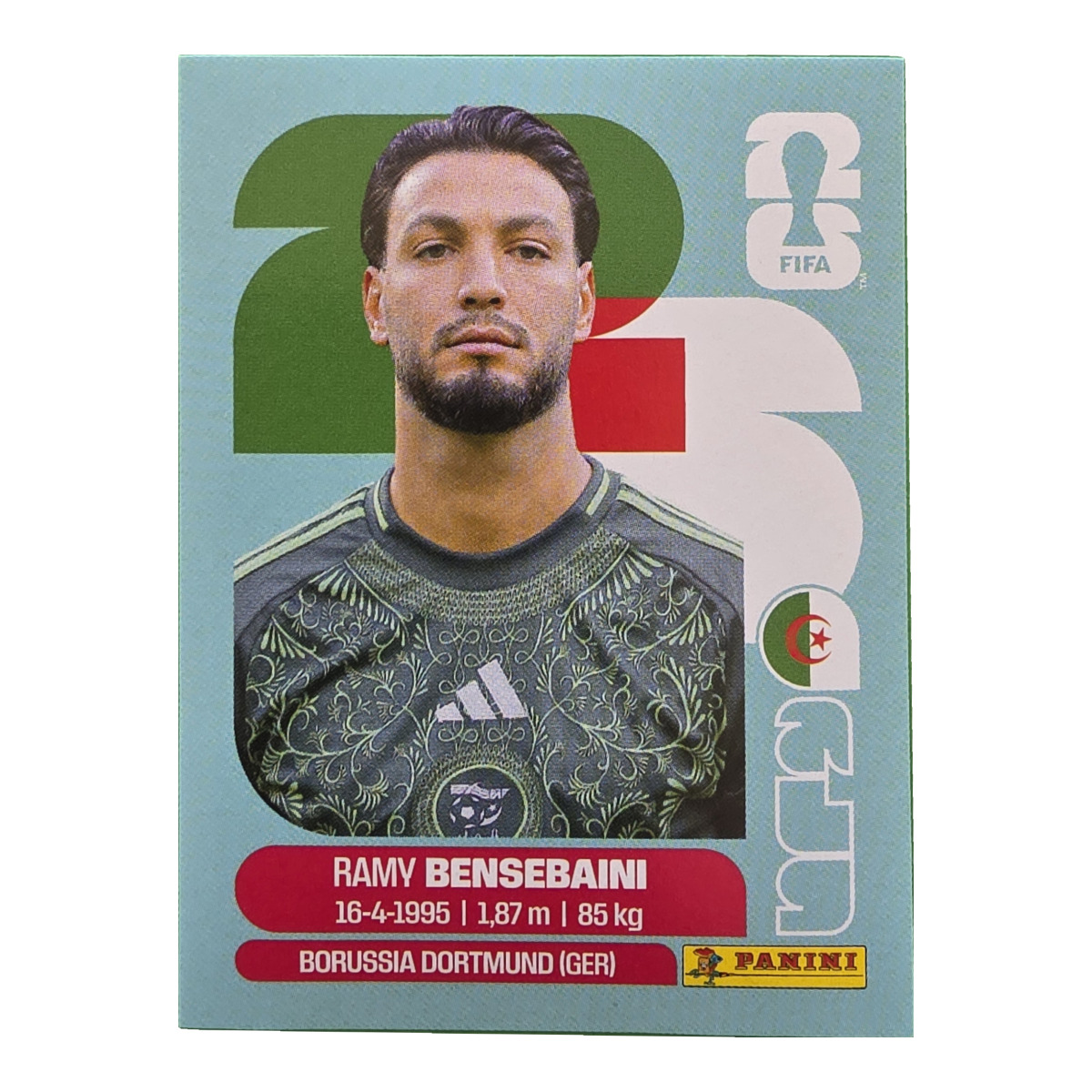 Ramy Bensebaini - Algerien, FIFA WM 2026, Nr. ALG3