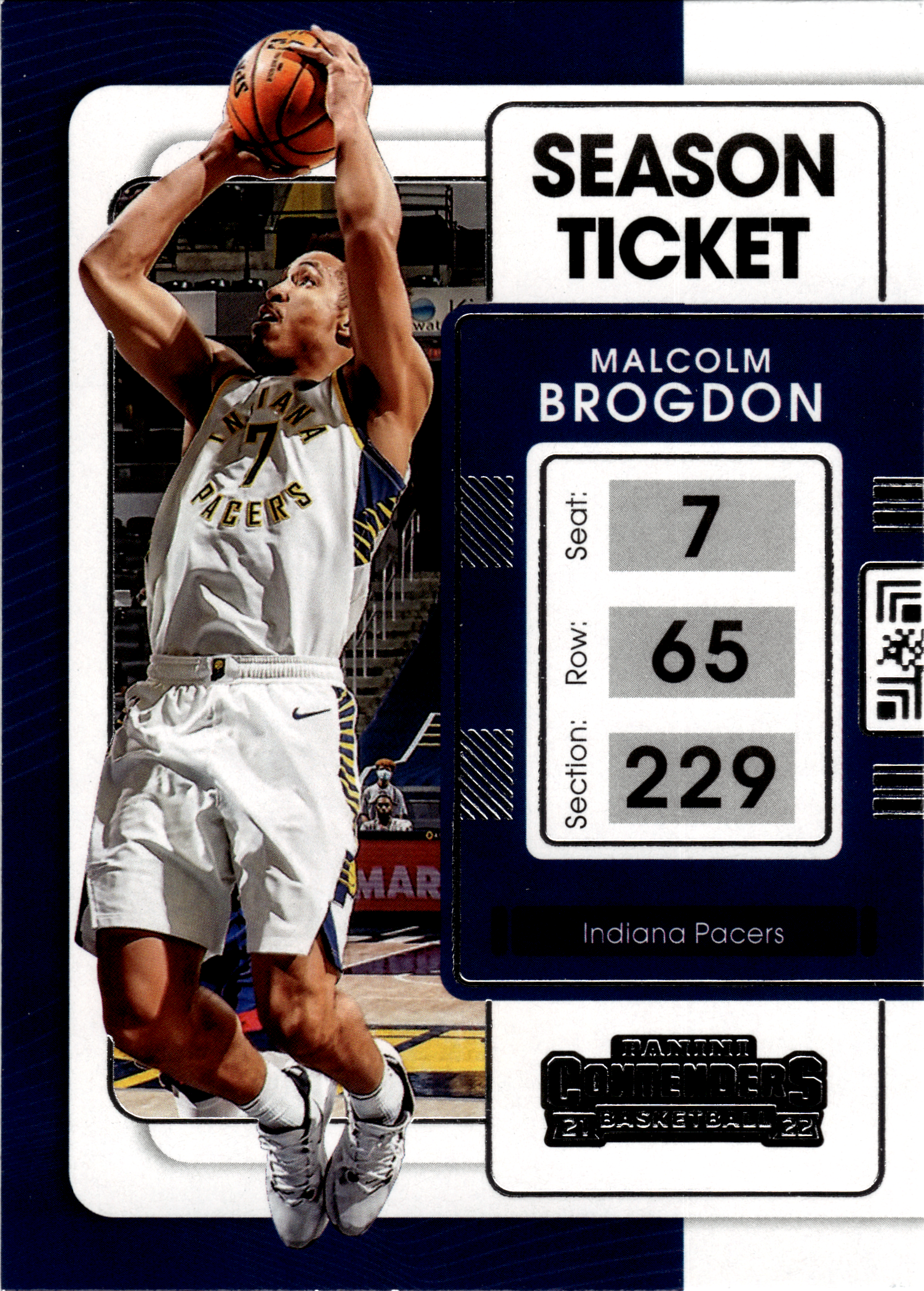 Malcolm Brogdon - Panini Contenders Season Ticket 2021-22, Nr. 90 (Art.-Nr. SG103524)