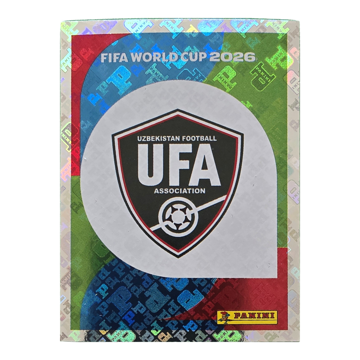 Emblem - Usbekistan, FIFA WM 2026, Nr. UZB1 – Glitzer-Optik