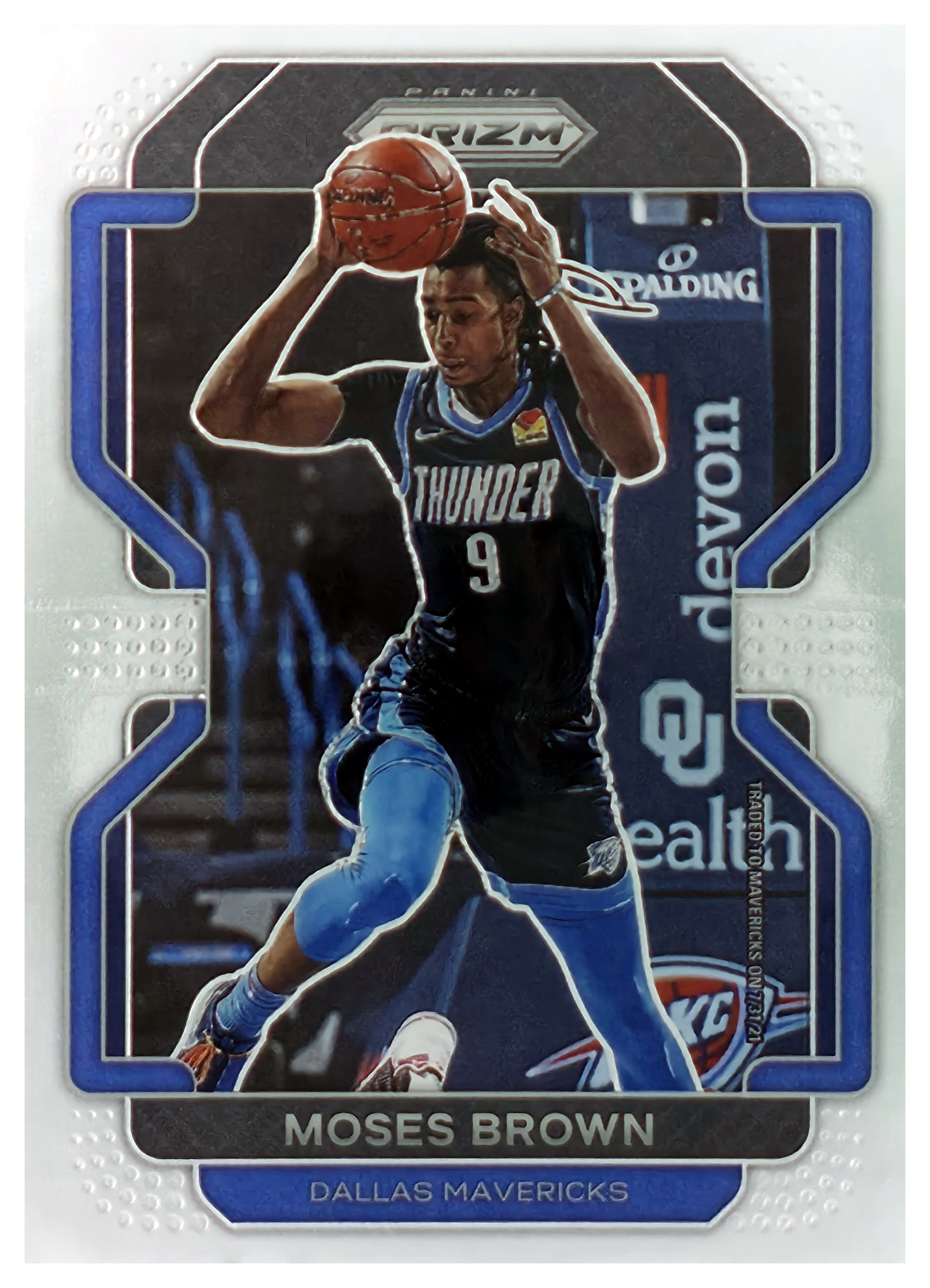 Moses Brown - Panini Prizm Base Set 2021-22, Nr. 173 (Art.-Nr. SG108297)