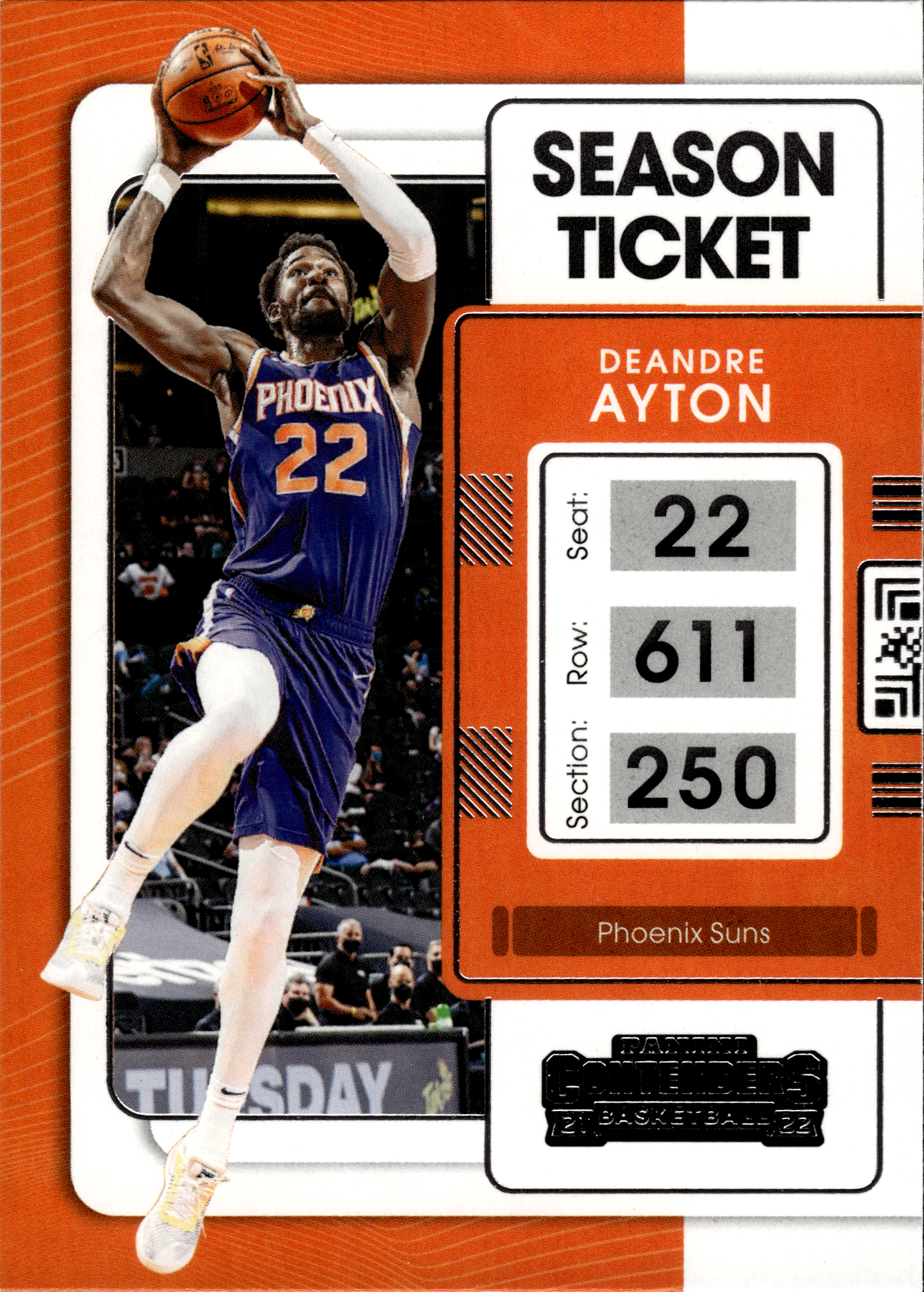 Deandre Ayton - Panini Contenders Season Ticket 2021-22, Nr. 19 (Art.-Nr. SG103666)