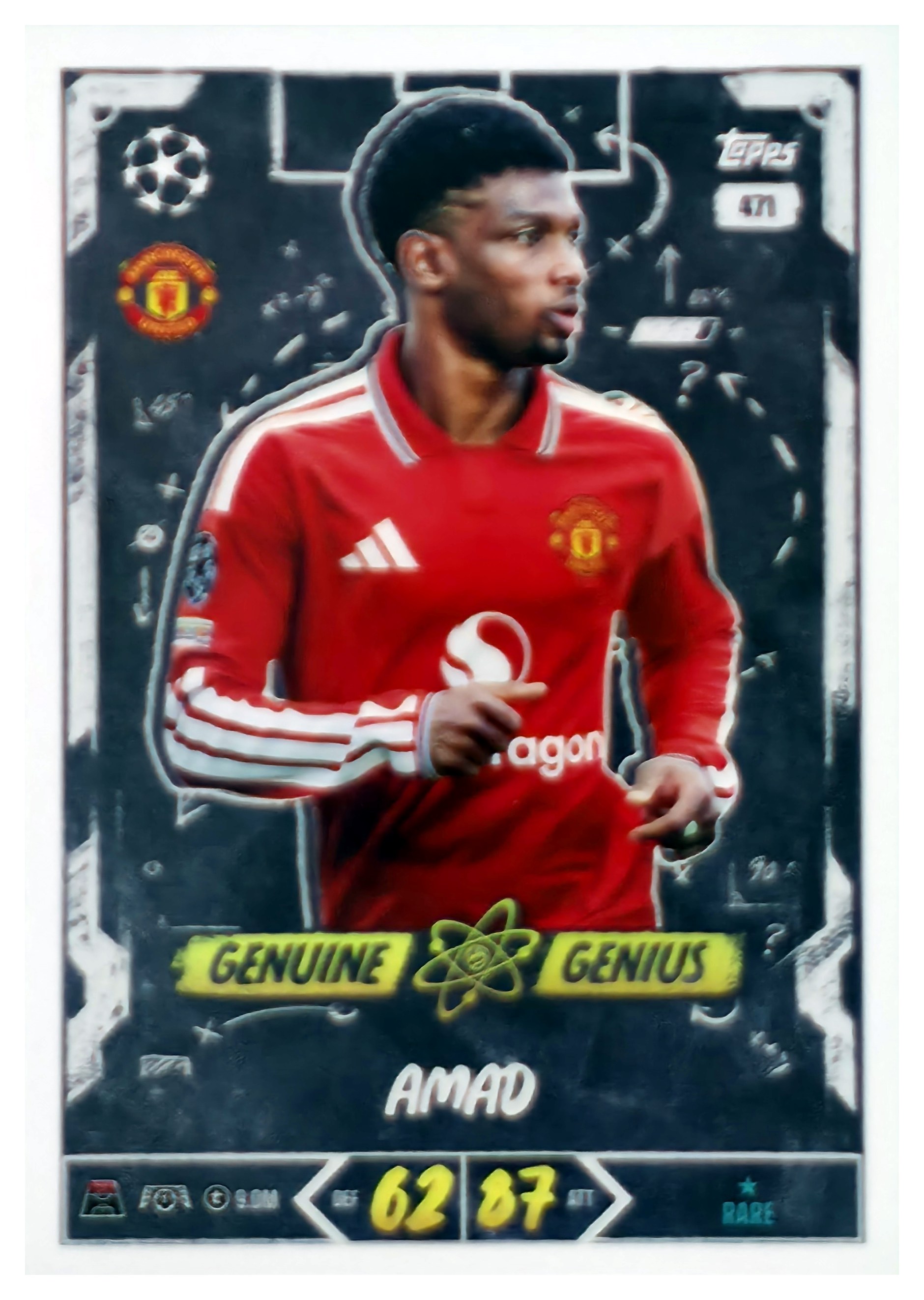 Amad - Topps Match Attax UEFA Club Competitions Genuine Genius 2026-27, Nr. 471 (Art.-Nr. SG107650)