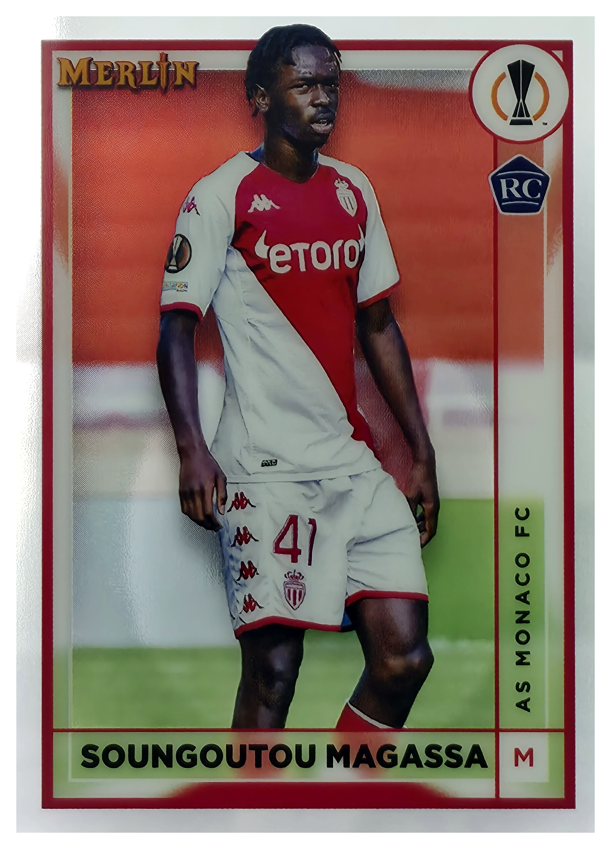 Soungoutou Magassa - Topps Merlin Chrome UEFA Club Competitions Base Set 2022-23, Nr. 19 – Rookie Card (Art.-Nr. SG106385)