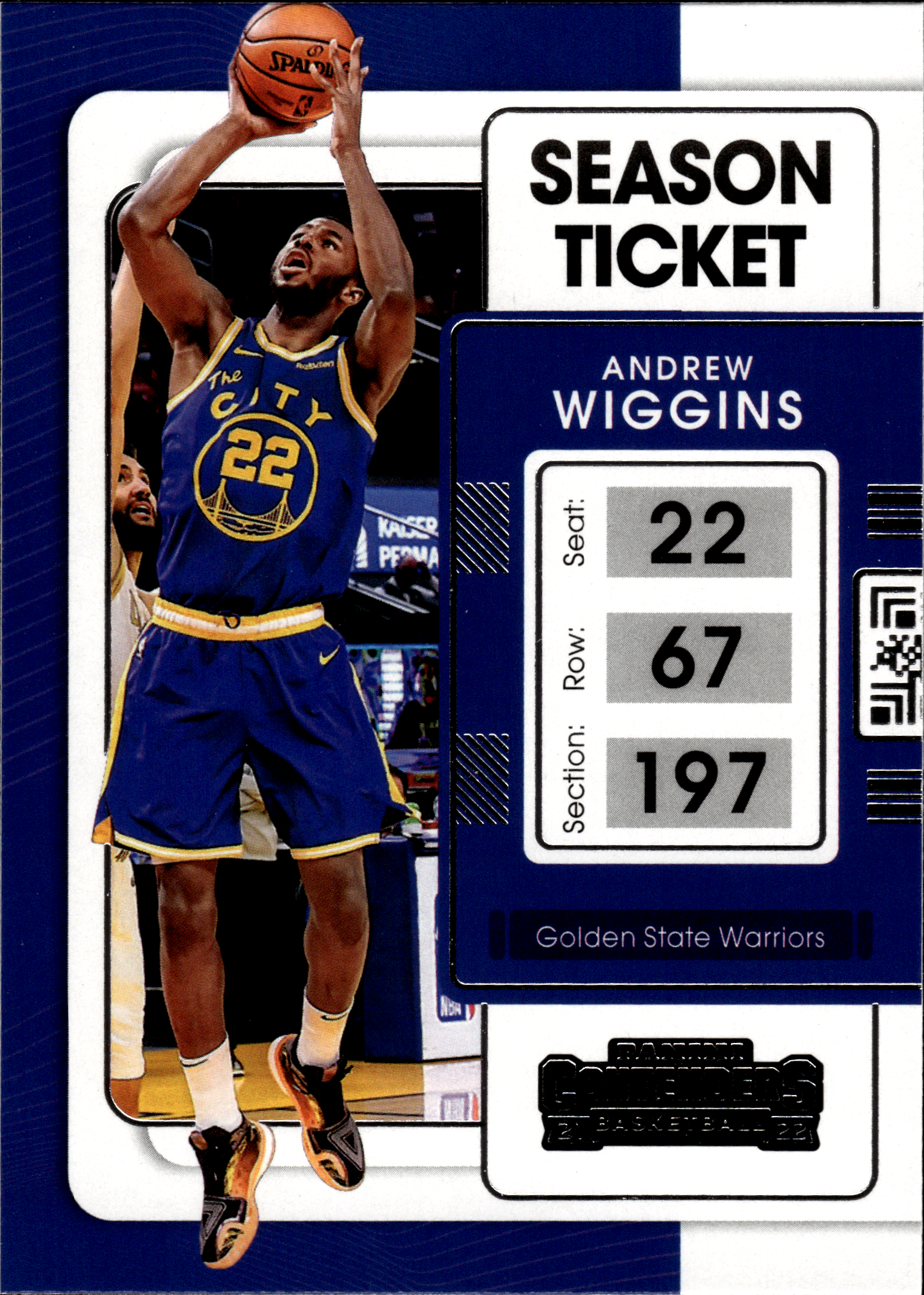Andrew Wiggins - Panini Contenders Season Ticket 2021-22, Nr. 50 (Art.-Nr. SG103712)