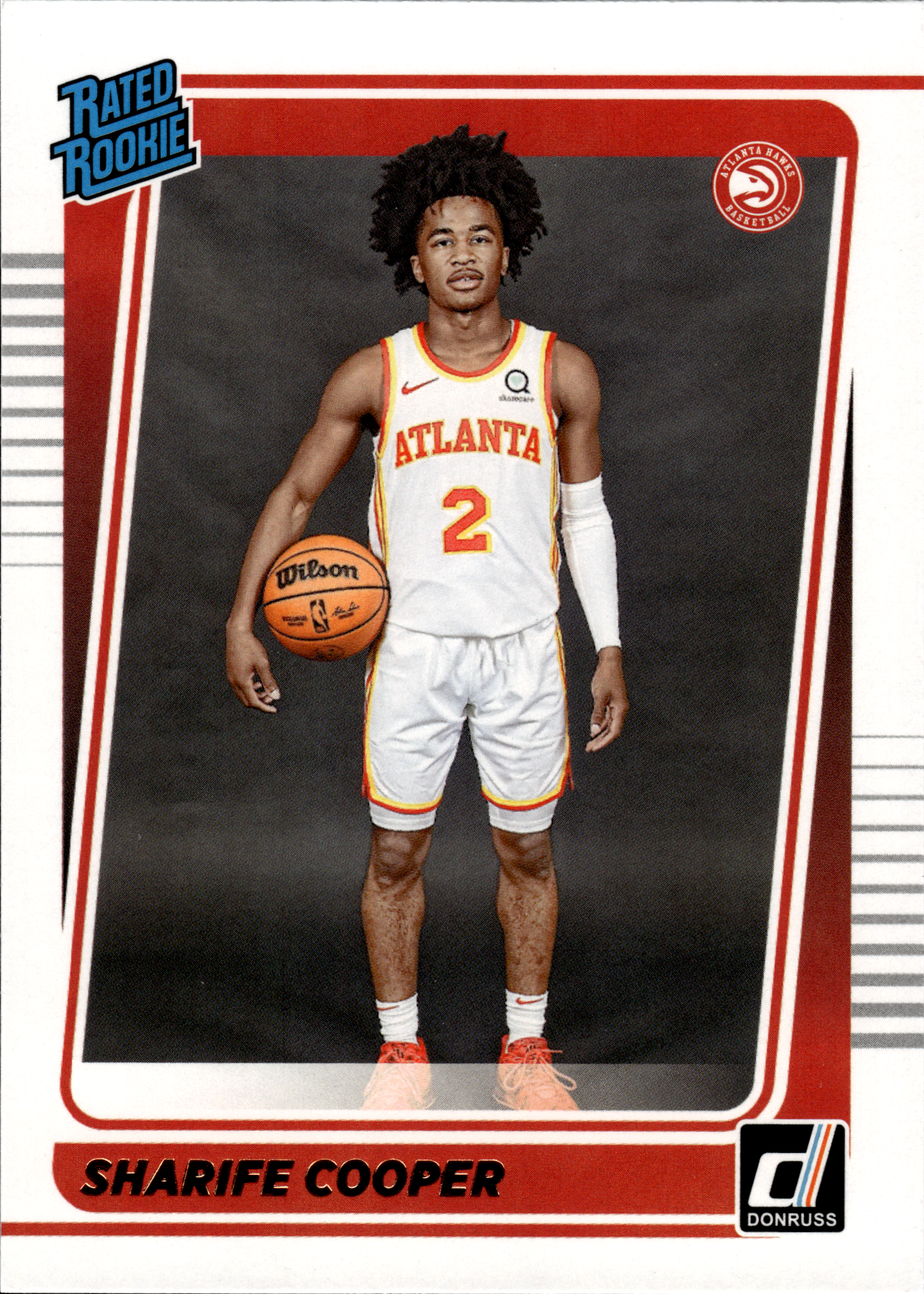 Sharife Cooper - Panini Donruss Rated Rookie 2021-22, Nr. 208 (Art.-Nr. SG103333)