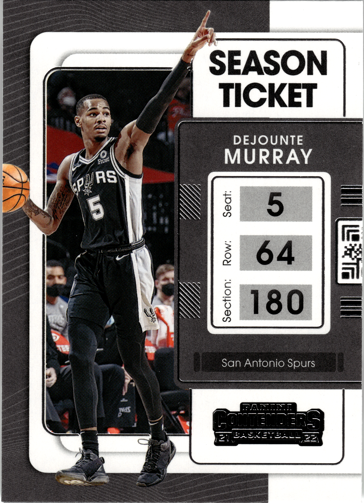Dejounte Murray - Panini Contenders Season Ticket 2021-22, Nr. 89 (Art.-Nr. SG103560)