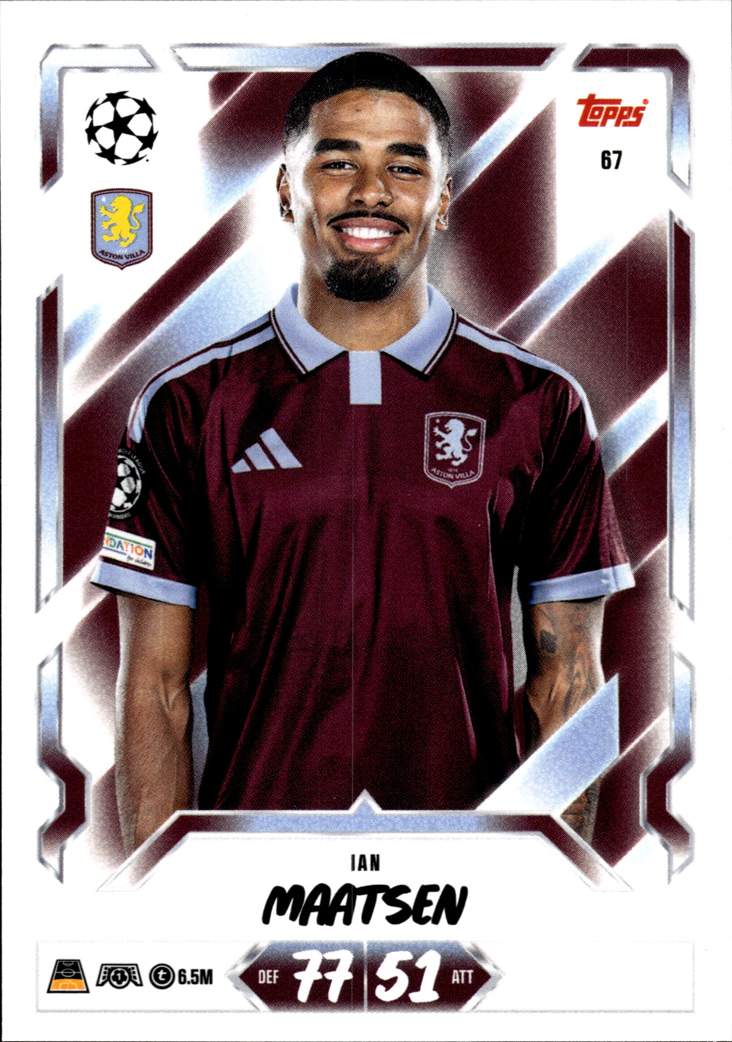 Ian Maatsen - Topps Match Attax UEFA Club Competitions Base Set 2026-27, Nr. 67 (Art.-Nr. SG107272)