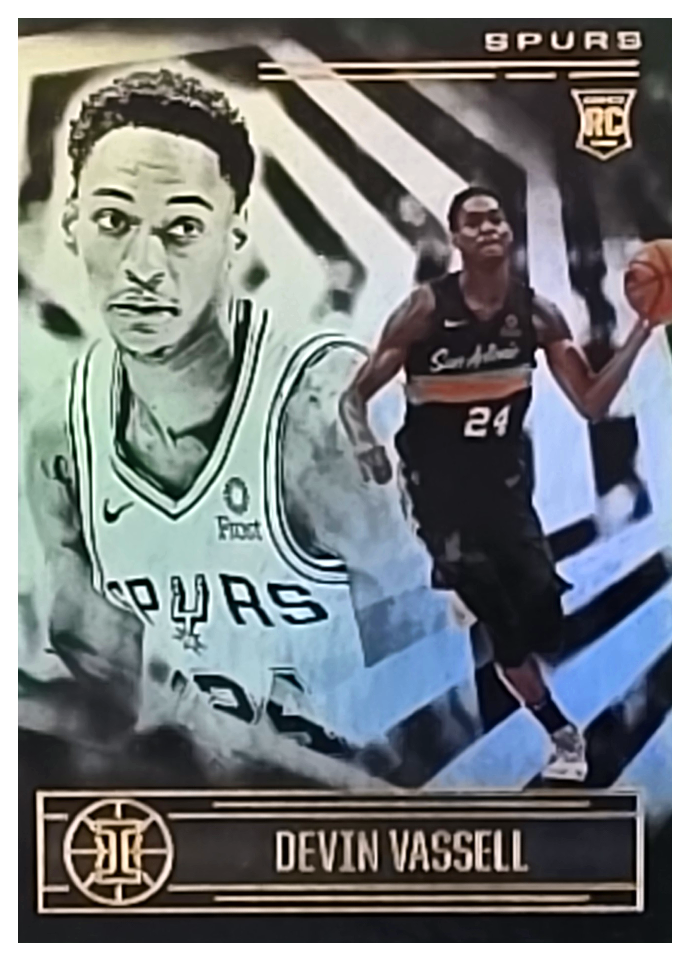 Devin Vassell - Panini Illusions Base Set 2020-21, Nr. 171 – Rookie Card (Art.-Nr. SG104481)