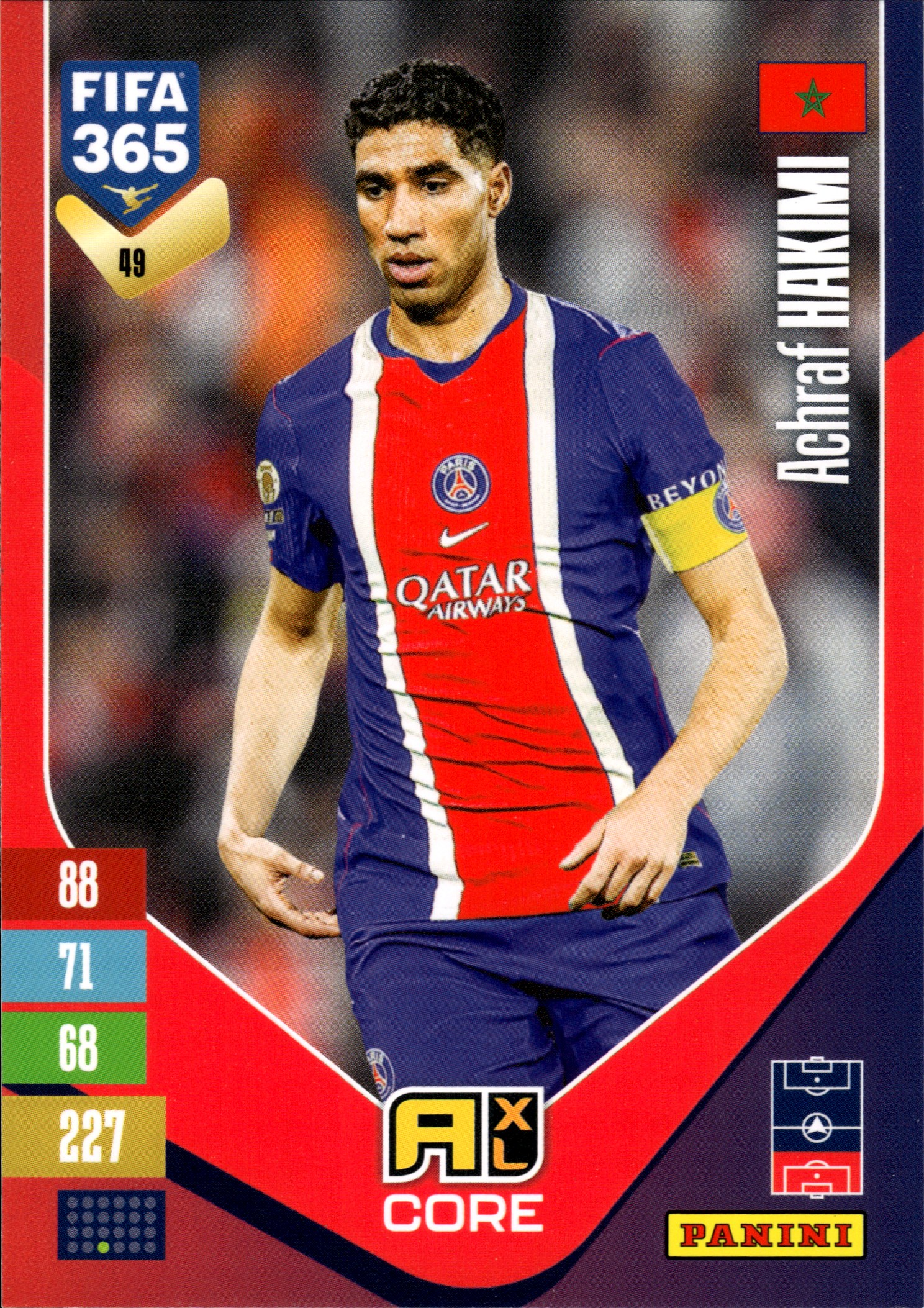 Achraf Hakimi - Panini Adrenalyn XL FIFA 365 Base Set 2026-27, Nr. 49 (Art.-Nr. SG110174)