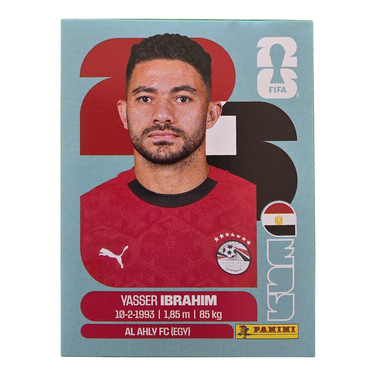 Yasser Ibrahim - Ägypten, FIFA WM 2026, Nr. EGY5