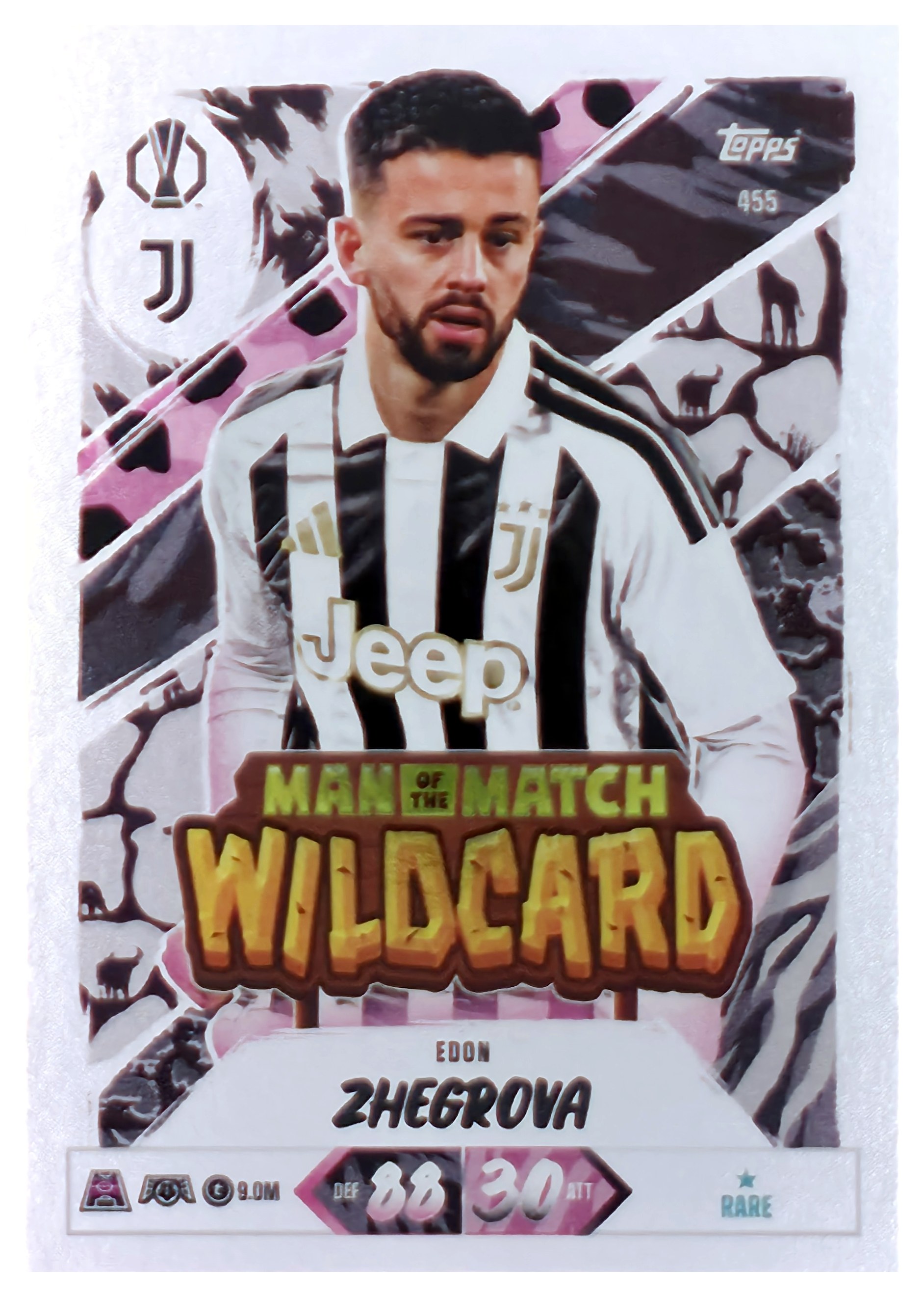 Edon Zhegrova - Topps Match Attax UEFA Club Competitions Man of the Match Wildcard 2026-27, Nr. 455 (Art.-Nr. SG107502)