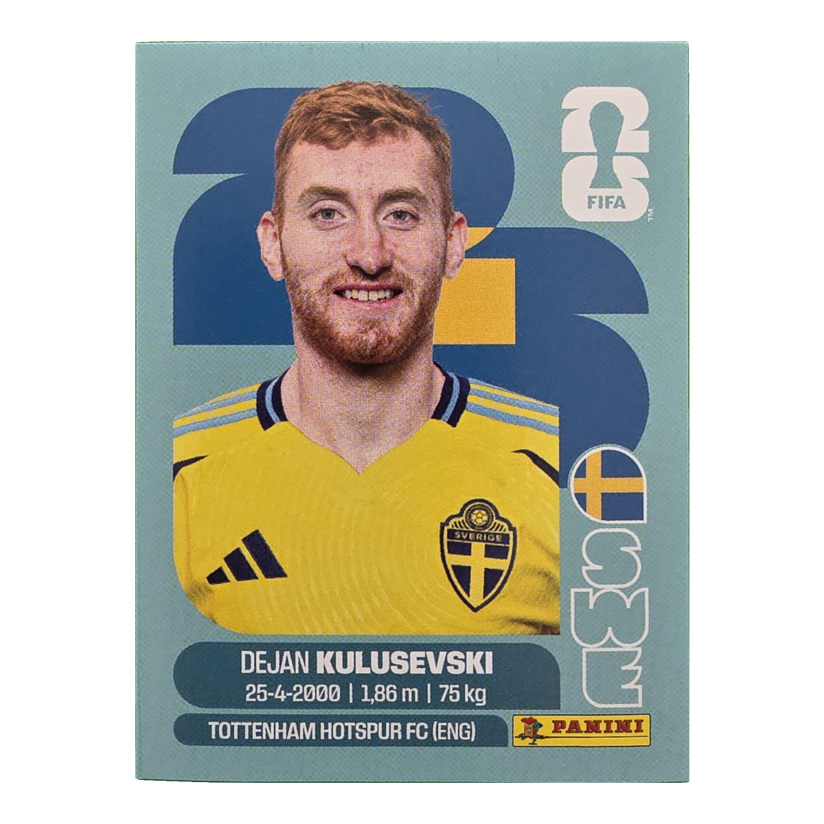 Dejan Kulusevski - Schweden, FIFA WM 2026, Nr. SWE17