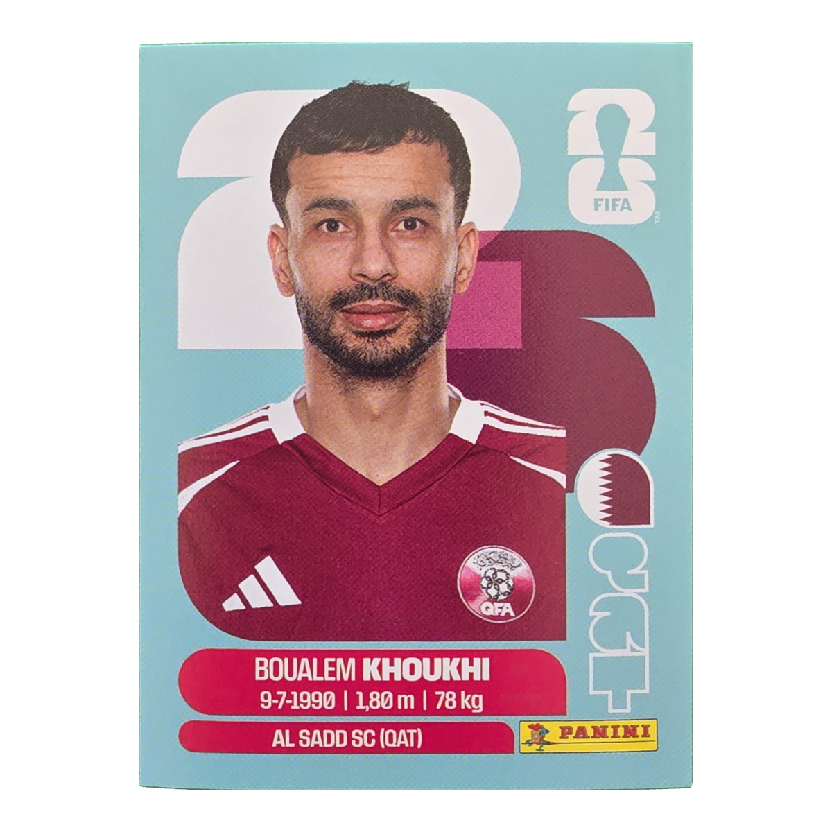 Boualem Khoukhi - Katar, FIFA WM 2026, Nr. QAT6