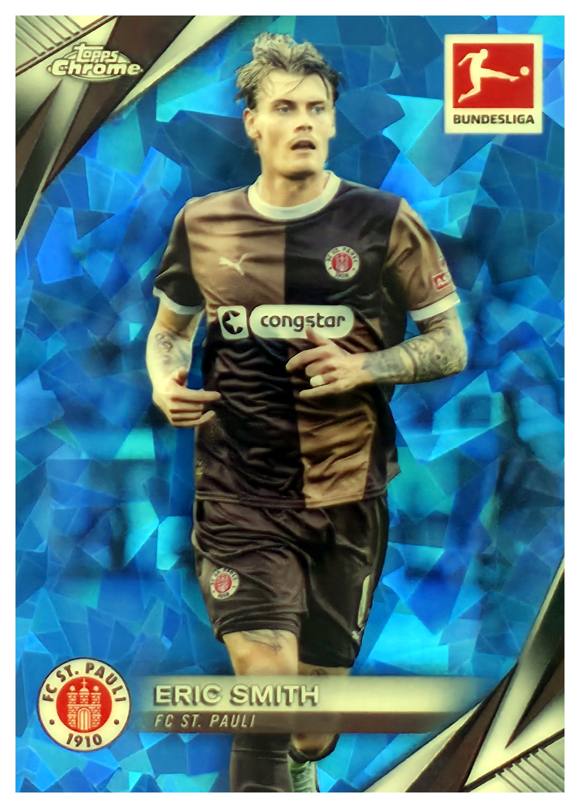 Eric Smith - Topps Chrome Sapphire Bundesliga Base Set 2024-25, Nr. 85 (Art.-Nr. SG108045)