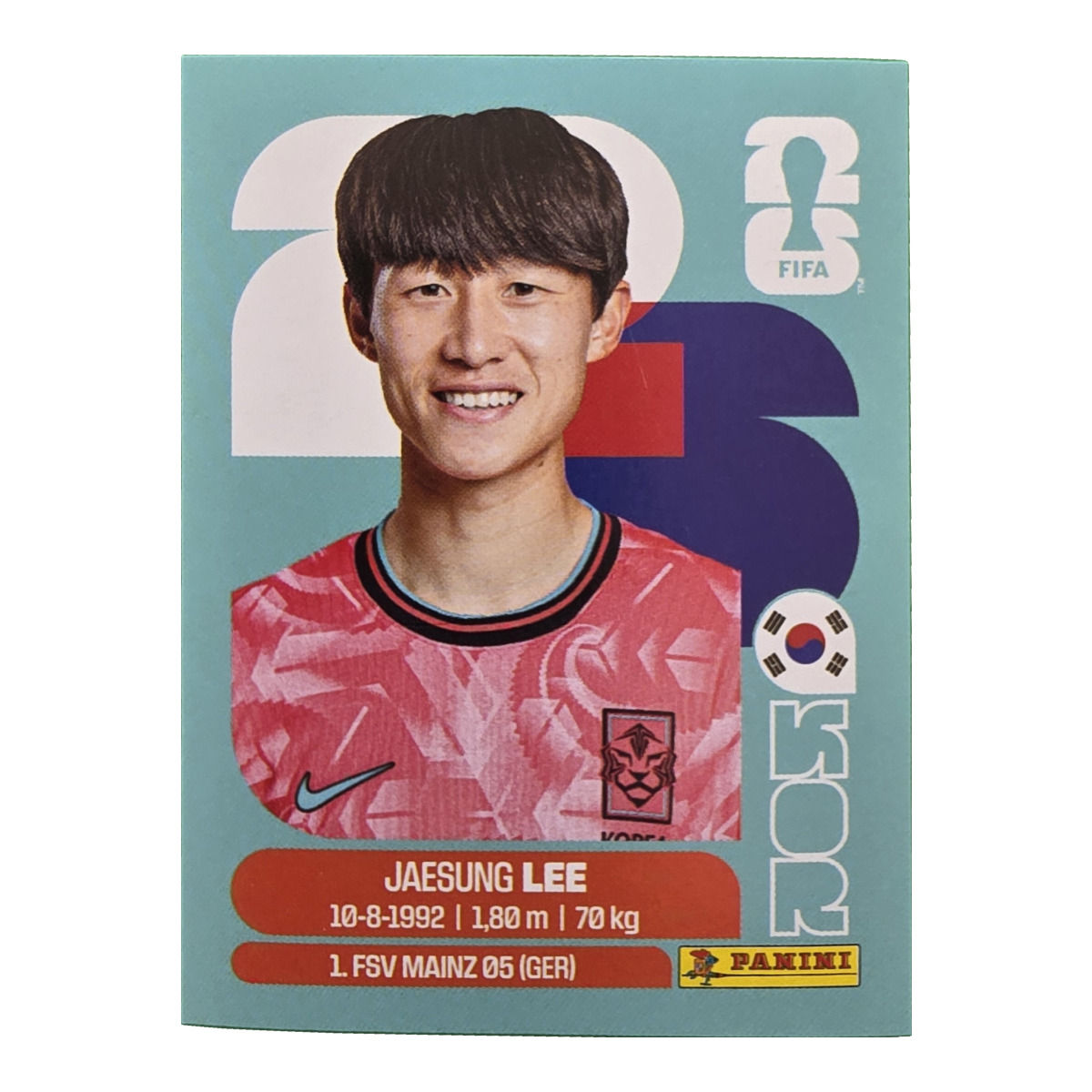 Jae-sung Lee - Südkorea, FIFA WM 2026, Nr. KOR10